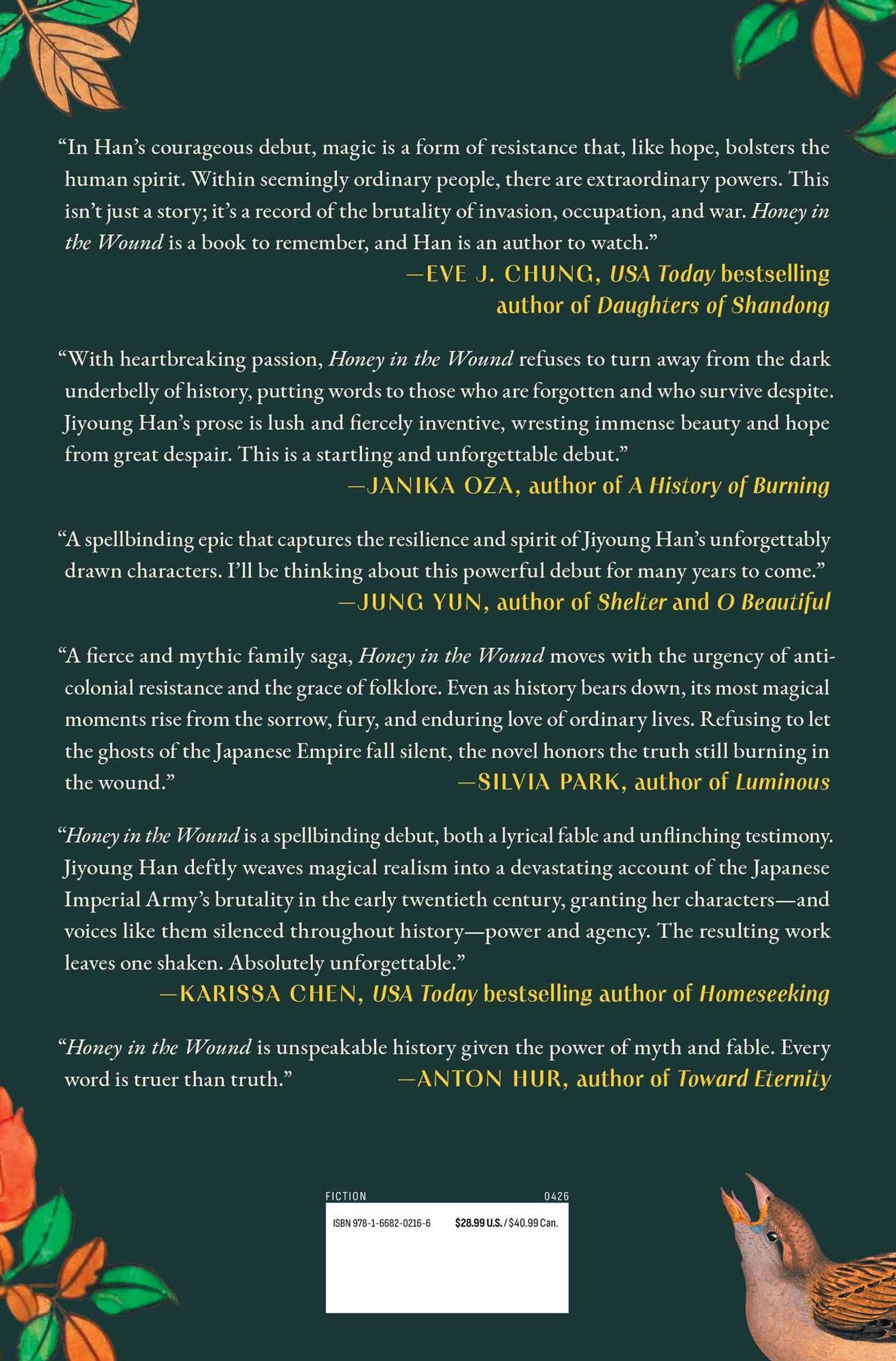 Honey in the Wound: A Novel