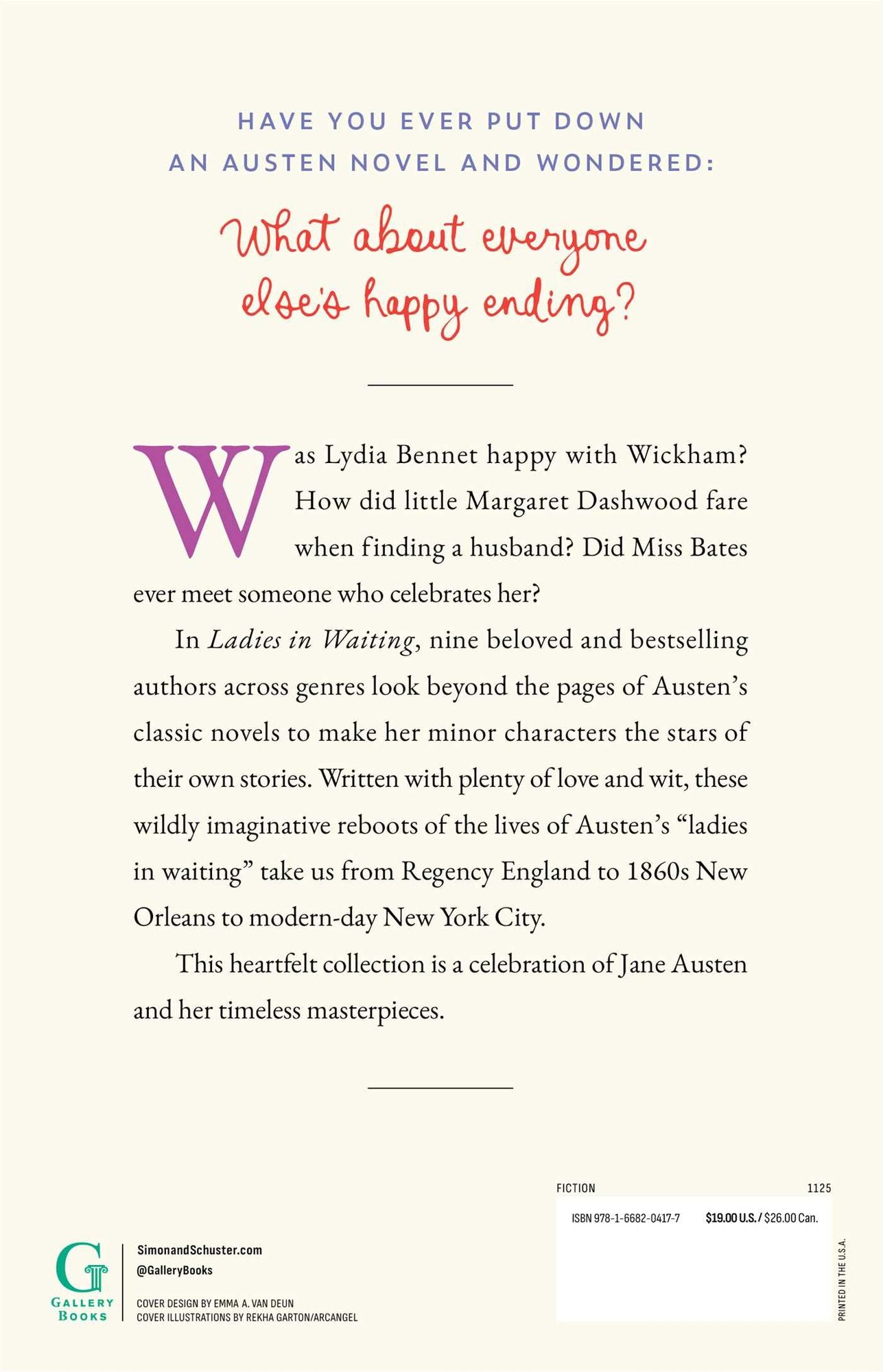 Ladies in Waiting: Jane Austen's Unsung Characters