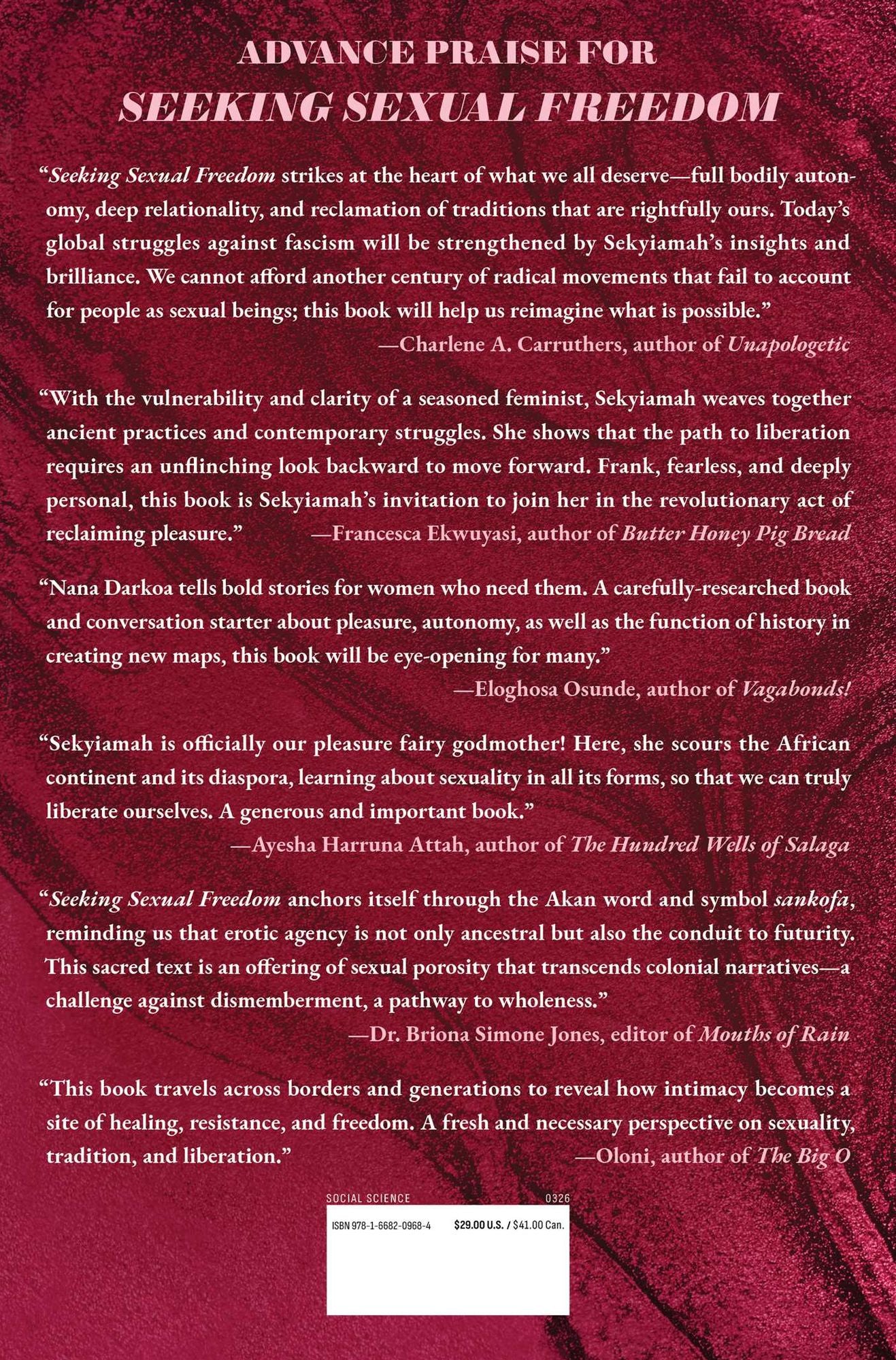 Seeking Sexual Freedom: African Rites, Rituals, and Sankofa in the Bedroom