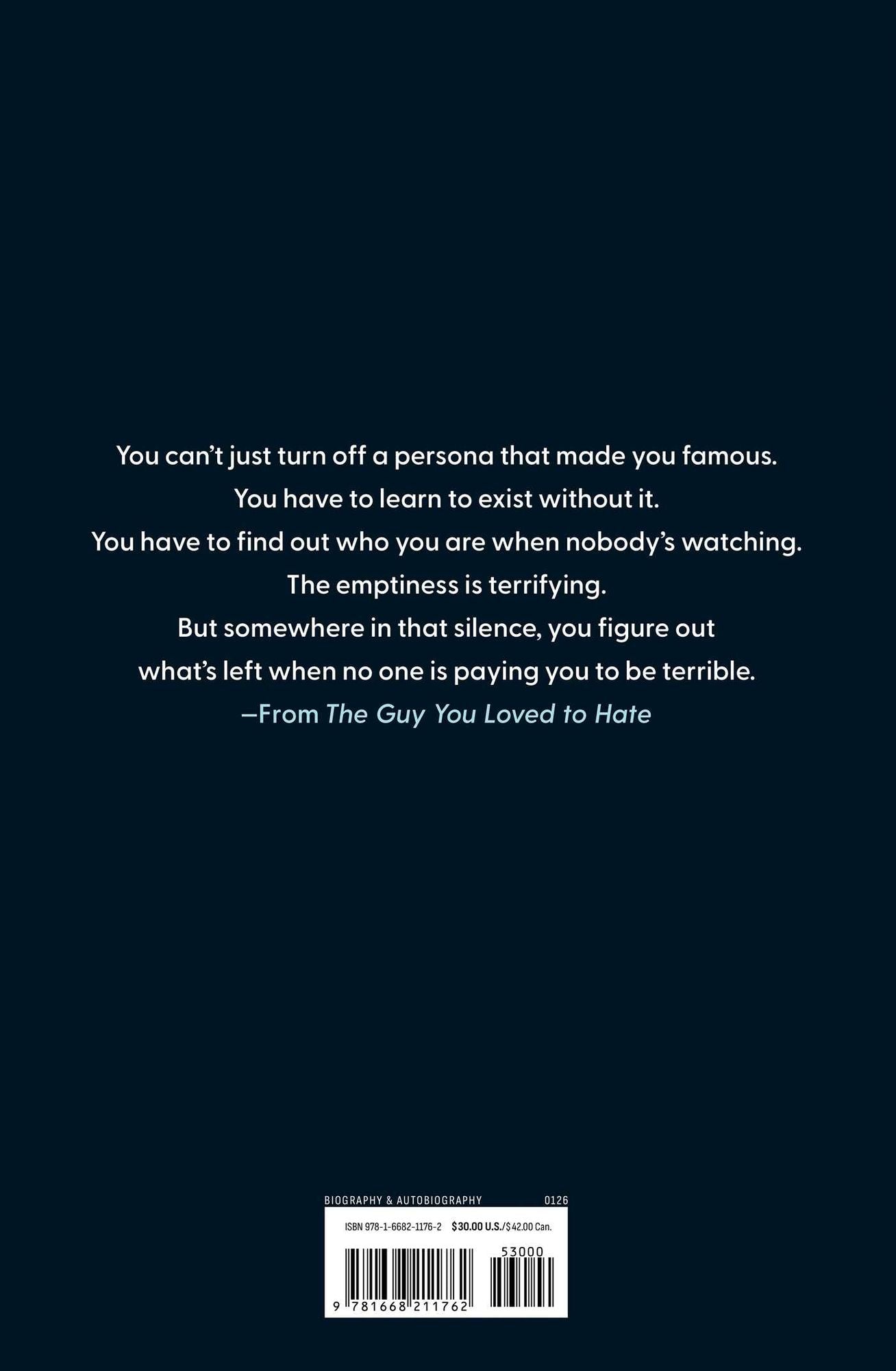 The Guy You Loved to Hate: Confessions from a Reality TV Villain