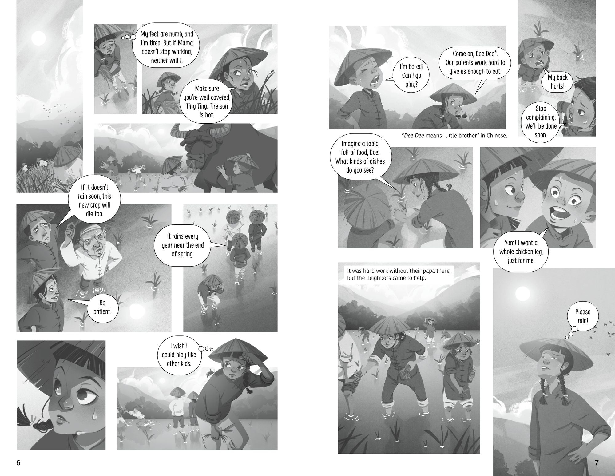 Ting and the Deadly Waters: A 1931 Yangtze River Flood Graphic Novel