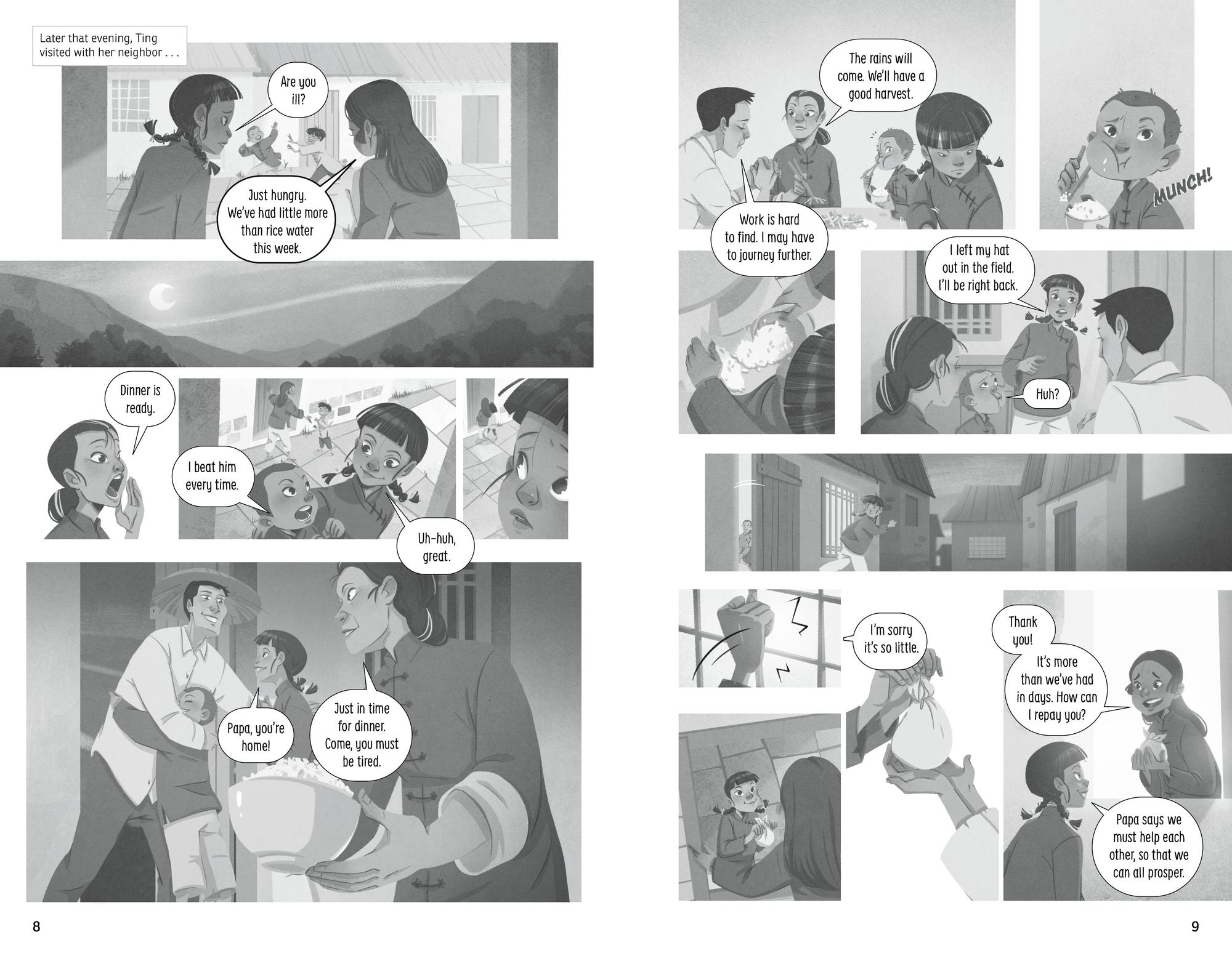 Ting and the Deadly Waters: A 1931 Yangtze River Flood Graphic Novel