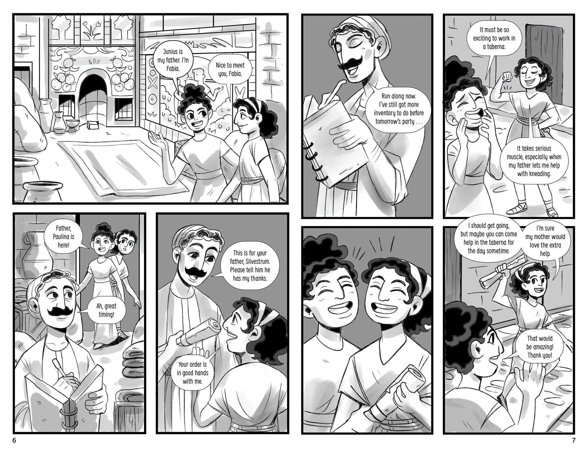 Paulina and the Disaster at Pompeii: A Mount Vesuvius Eruption Graphic Novel