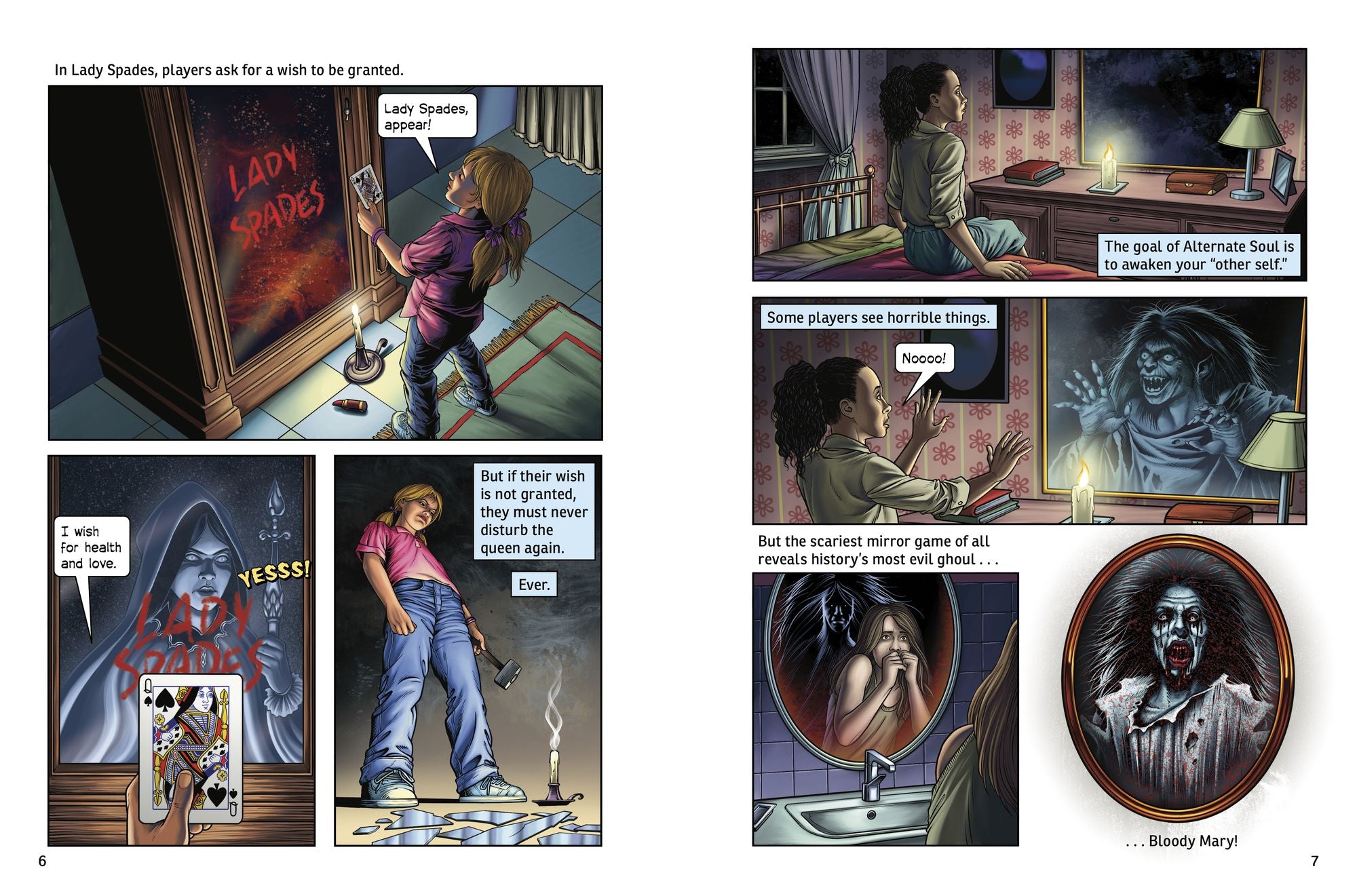The Mystery of Bloody Mary: A Ghostly Graphic
