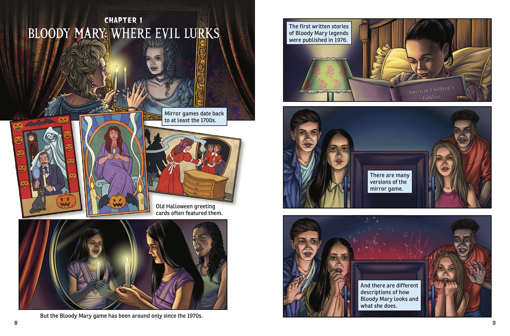 The Mystery of Bloody Mary: A Ghostly Graphic