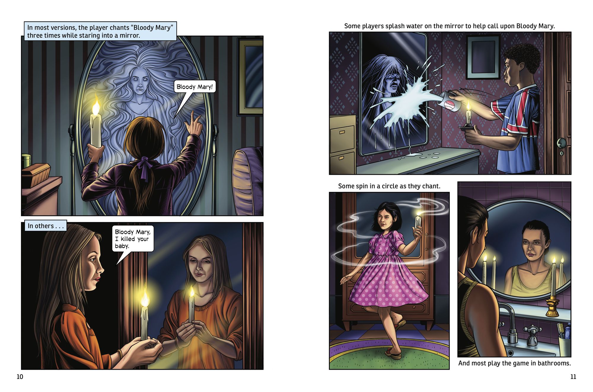 The Mystery of Bloody Mary: A Ghostly Graphic