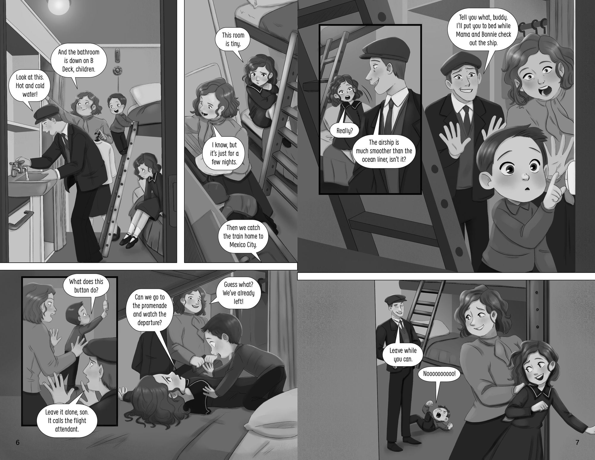 Bonnie and the Fiery Crash: A Hindenburg Disaster Graphic Novel