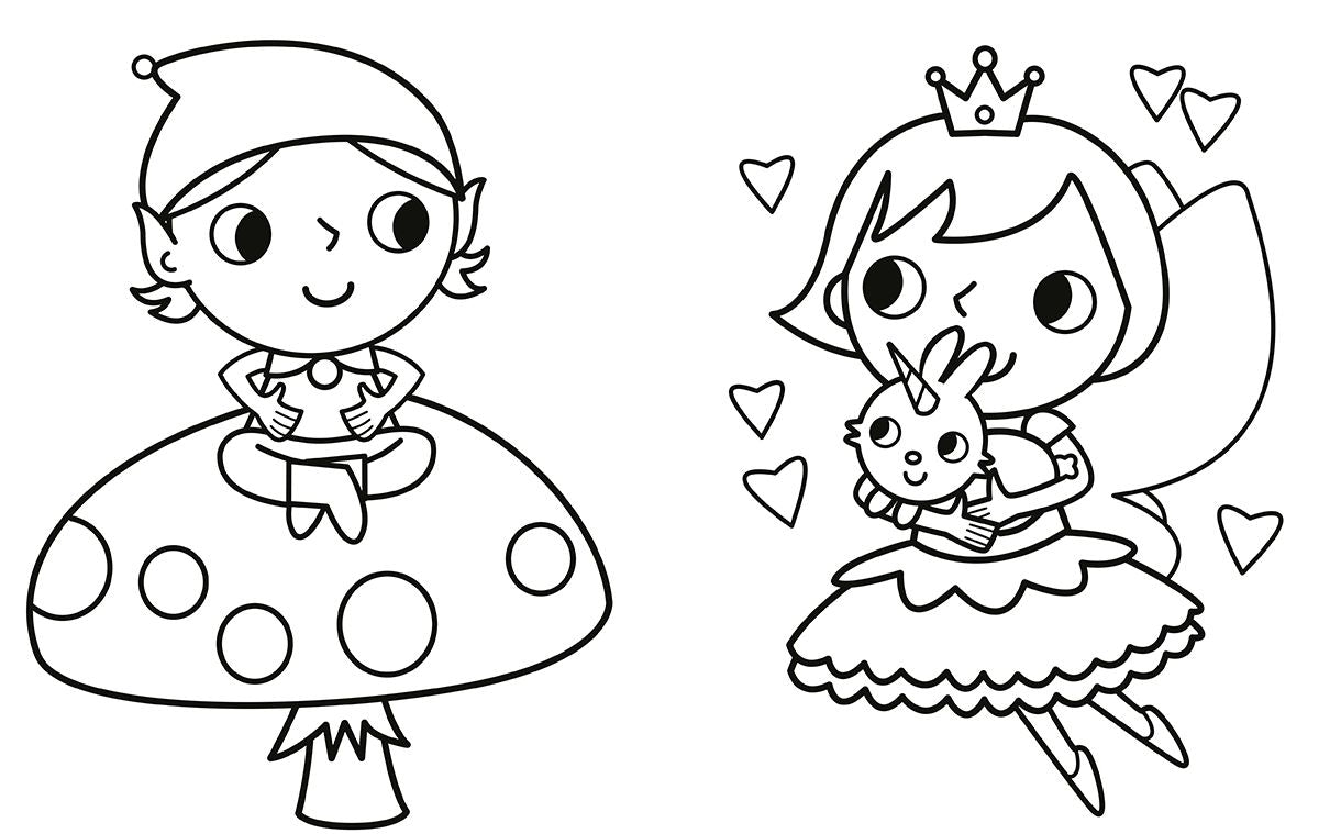 My Busy Magical Friends Coloring Book