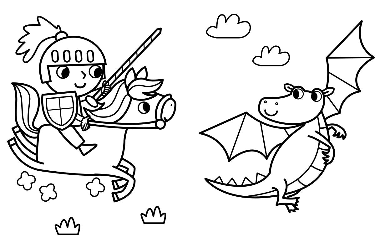 My Busy Magical Friends Coloring Book