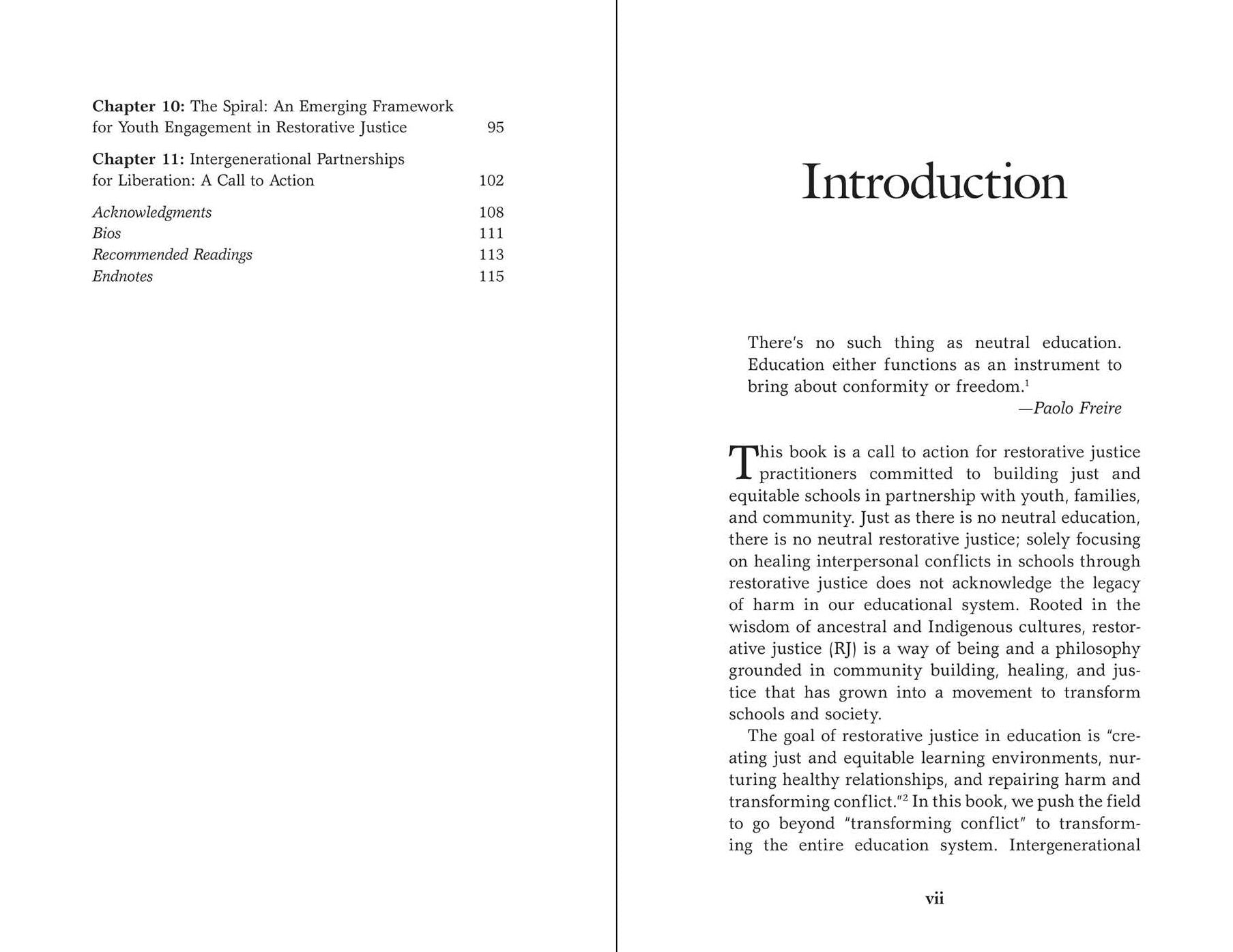 The Little Book of Youth Engagement in Restorative Justice: Intergenerational Partnerships for Just and Equitable Schools