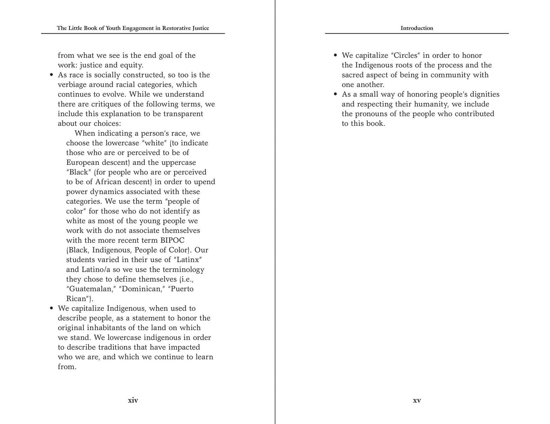 The Little Book of Youth Engagement in Restorative Justice: Intergenerational Partnerships for Just and Equitable Schools