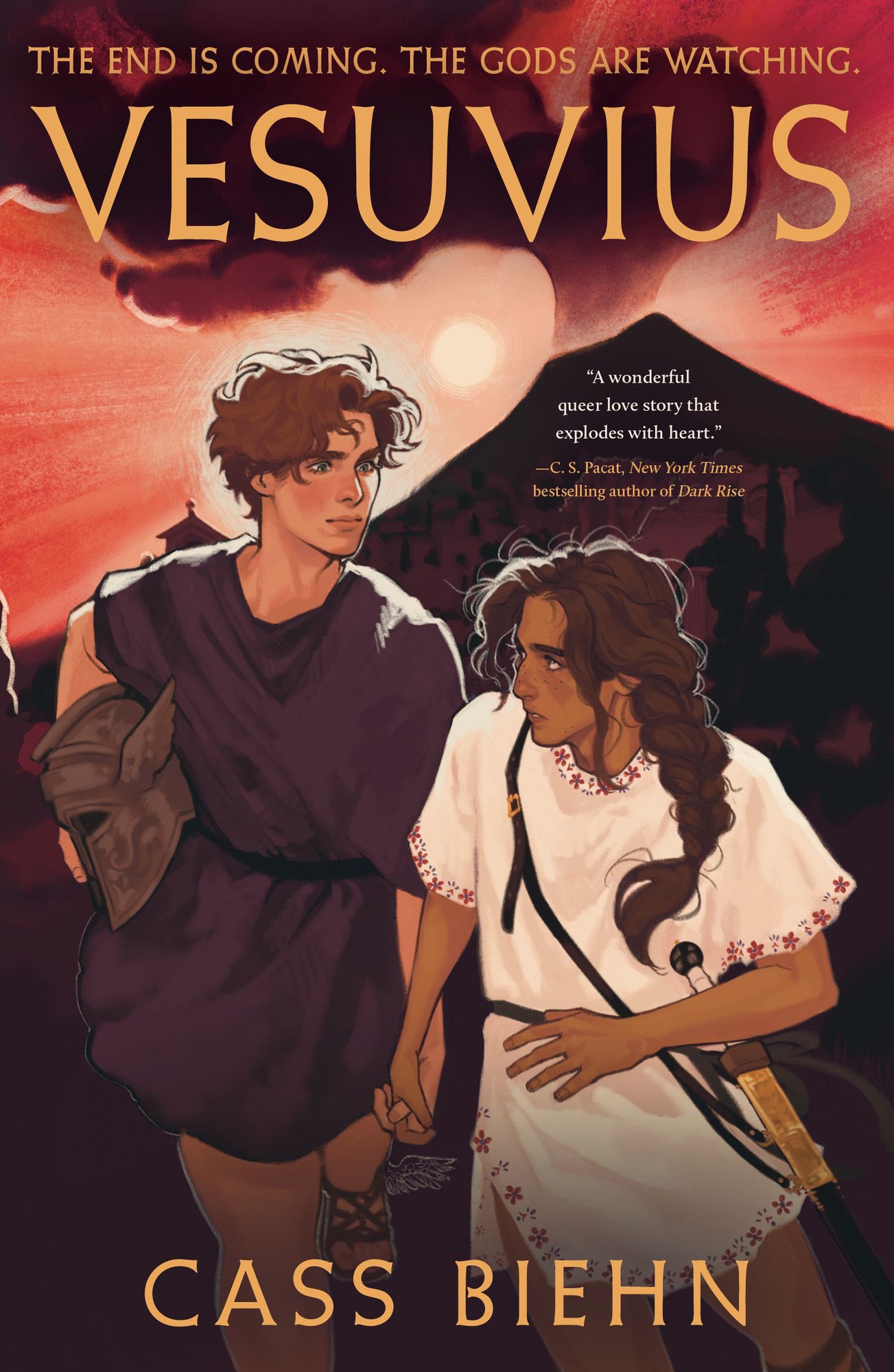 Vesuvius: Limited First Edition with Foil Detailing and Illustrated Case Design (A Queer Romance Novel Set in Pompeii - Historical Fantasy for Young Adults)