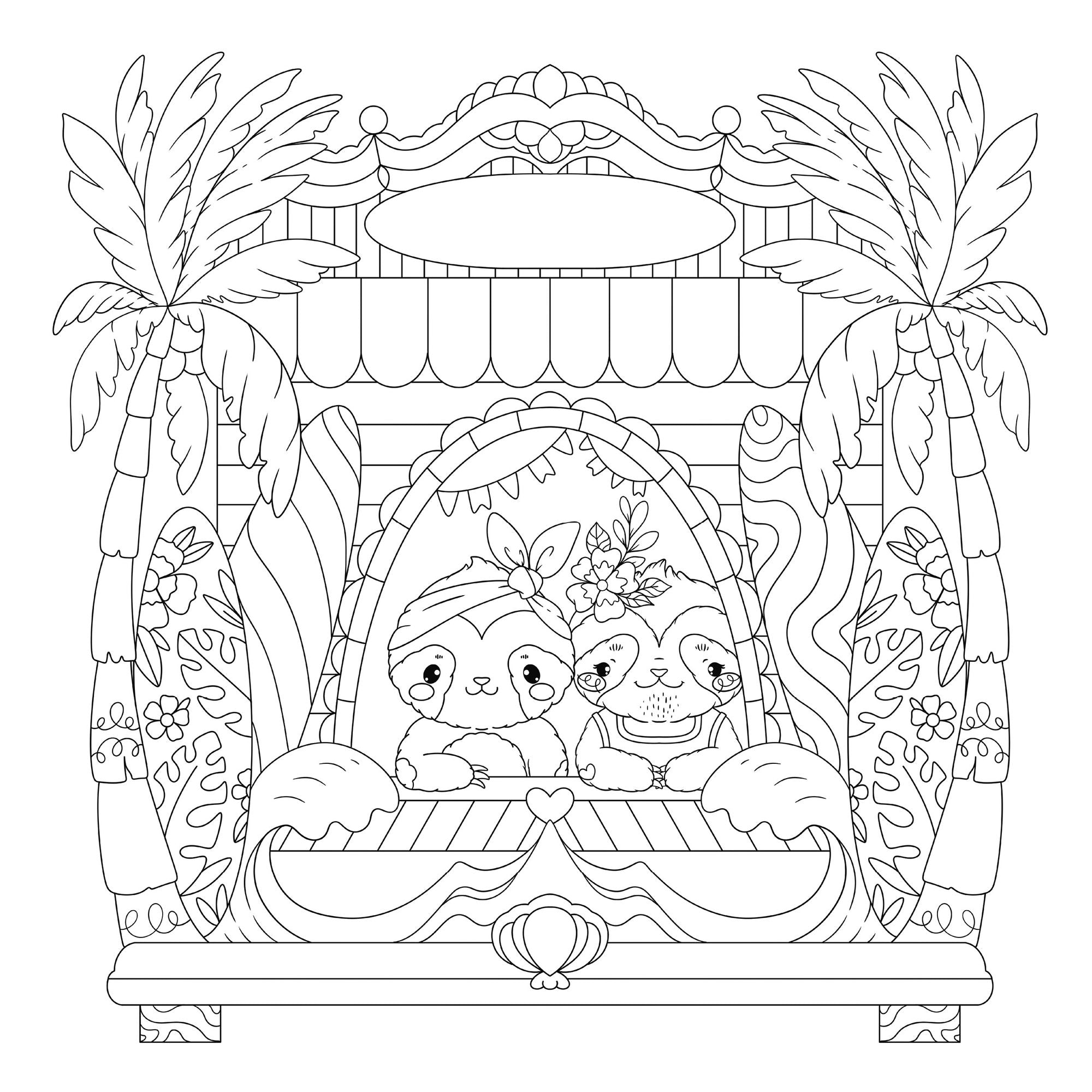 So Many Cute Animals!: Sweet & Whimsical Scenes to Color
