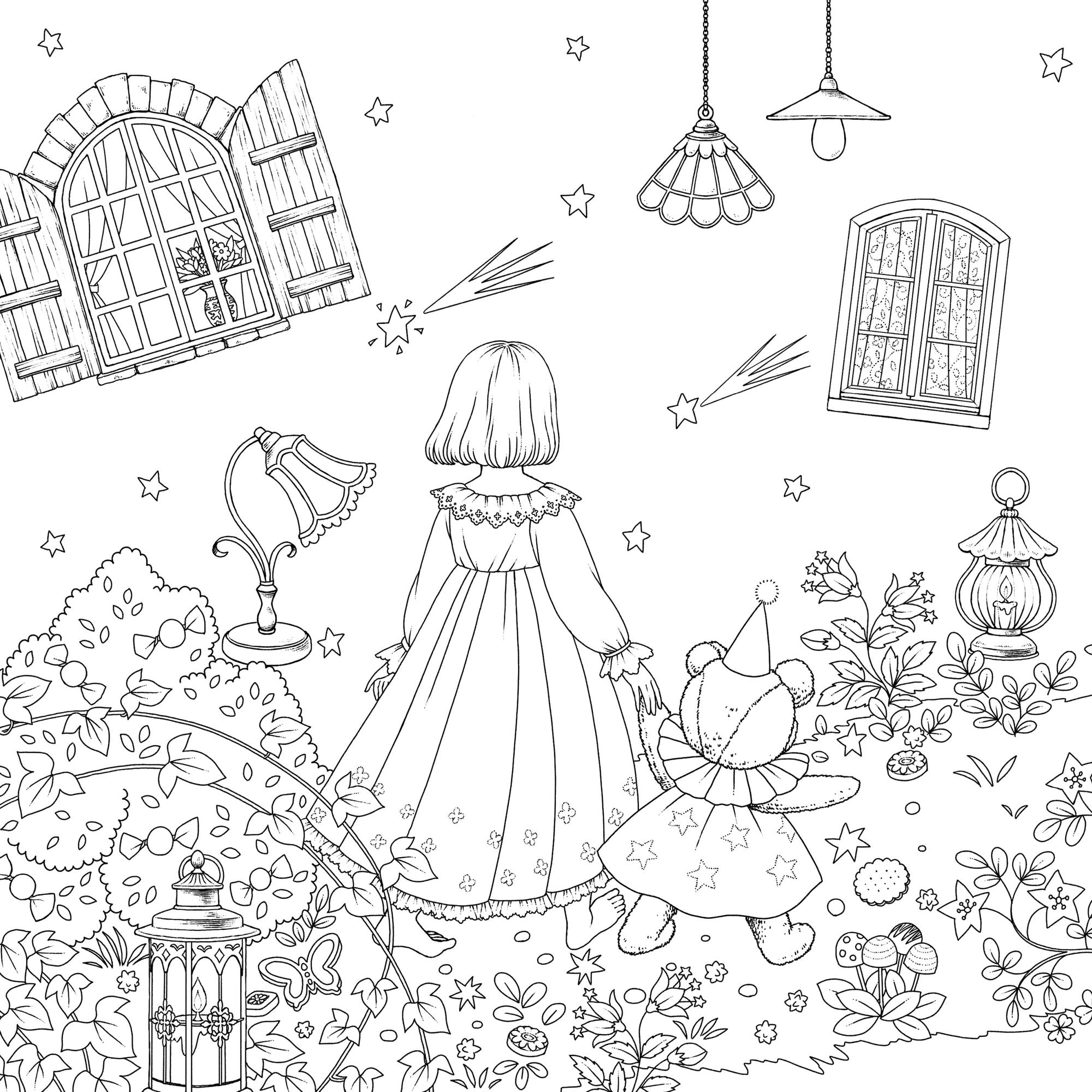 Garden of Dreams: A Magical World of Make Believe to Color