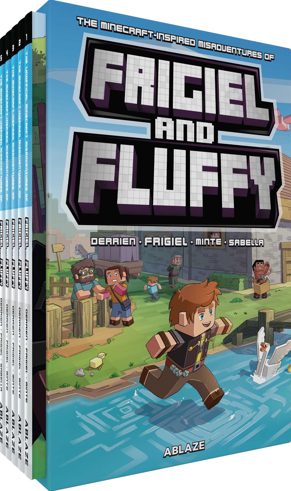 THE MINECRAFT-INSPIRED ADVENTURES OF FRIGIEL & FLUFFY VOL. 1-5 BOX SET