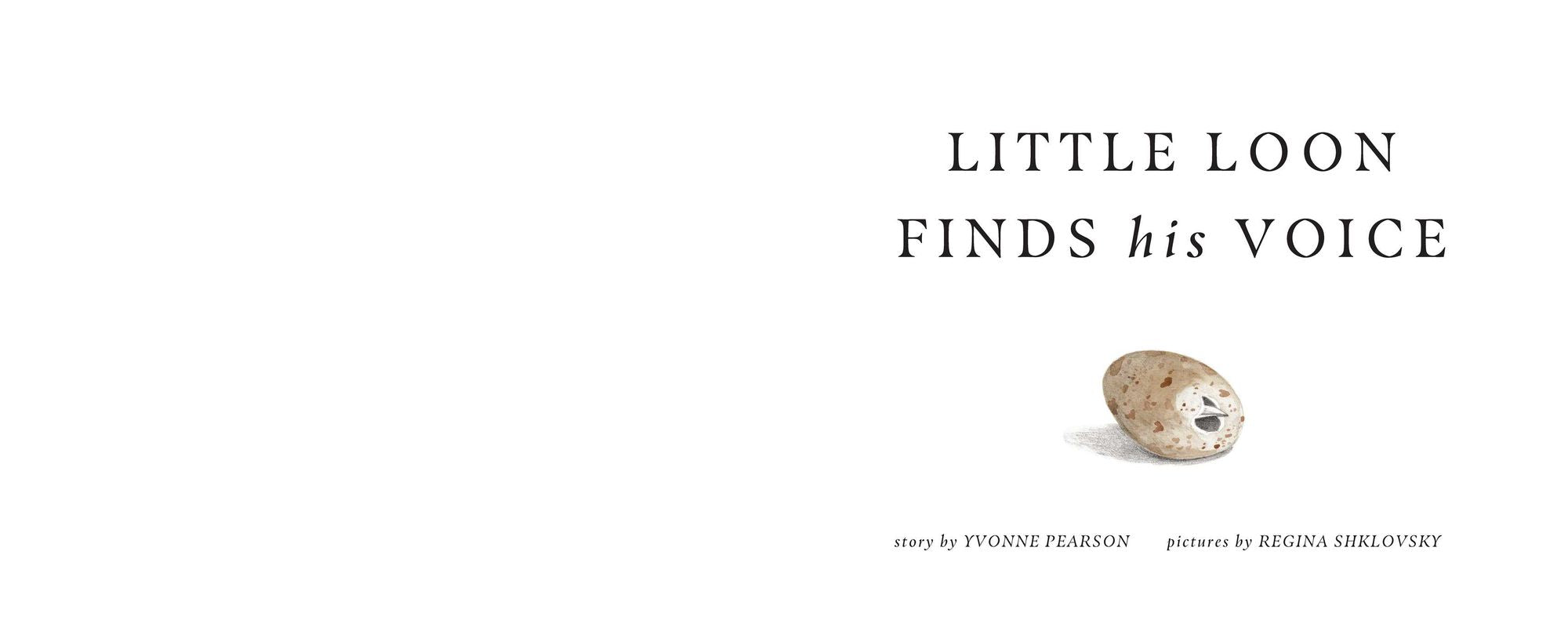 Little Loon Finds His Voice