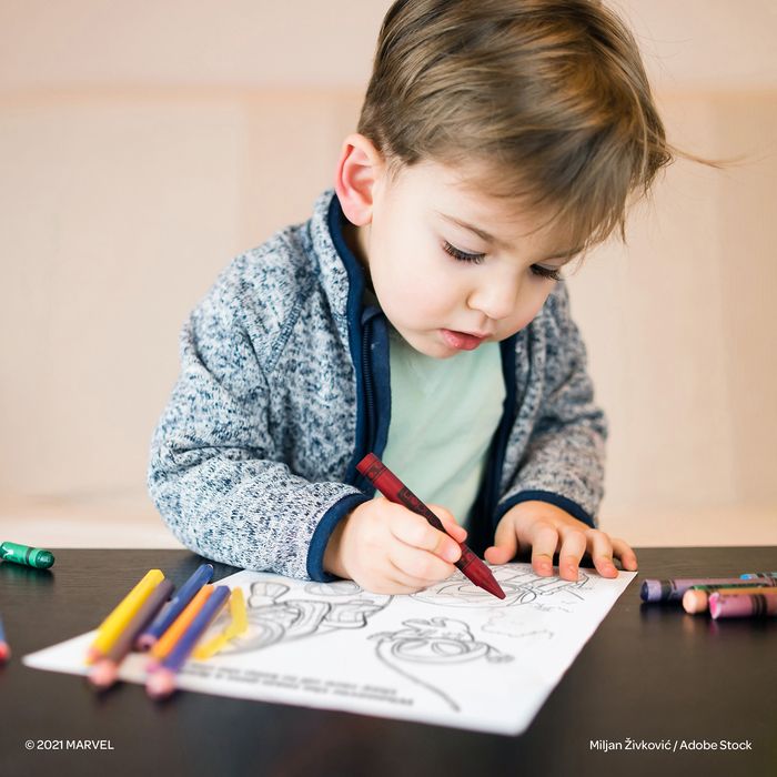 Spidey and His Amazing Friends Coloring Activity Book with Crayons