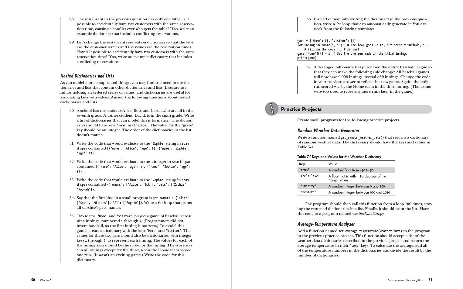Automate the Boring Stuff with Python Workbook: Projects and Exercises to Sharpen Your Python Skills