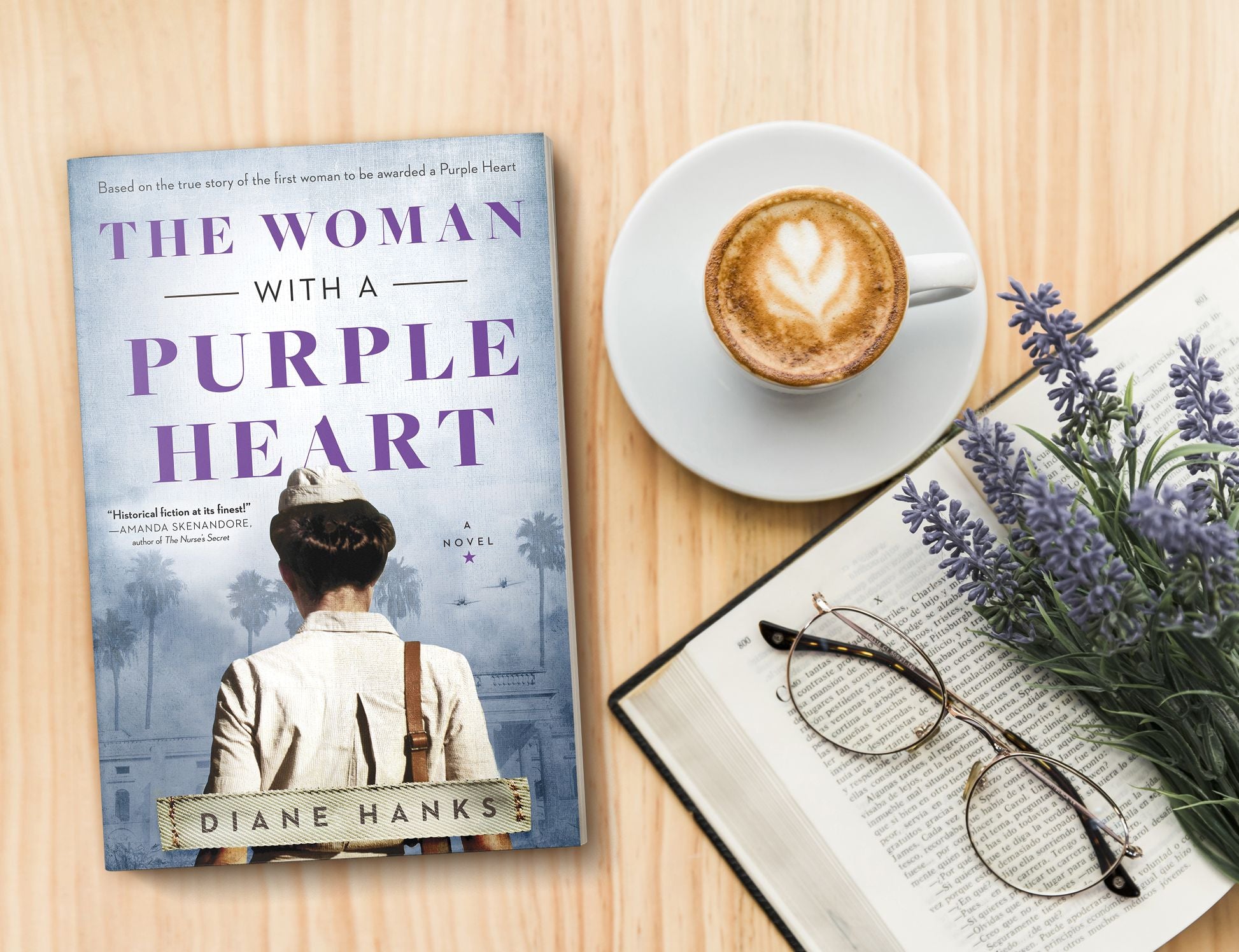 The Woman with a Purple Heart: A Novel