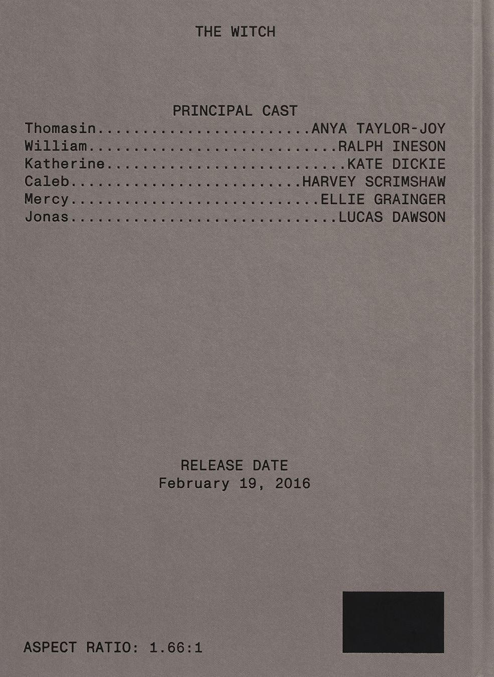 The Witch Screenplay