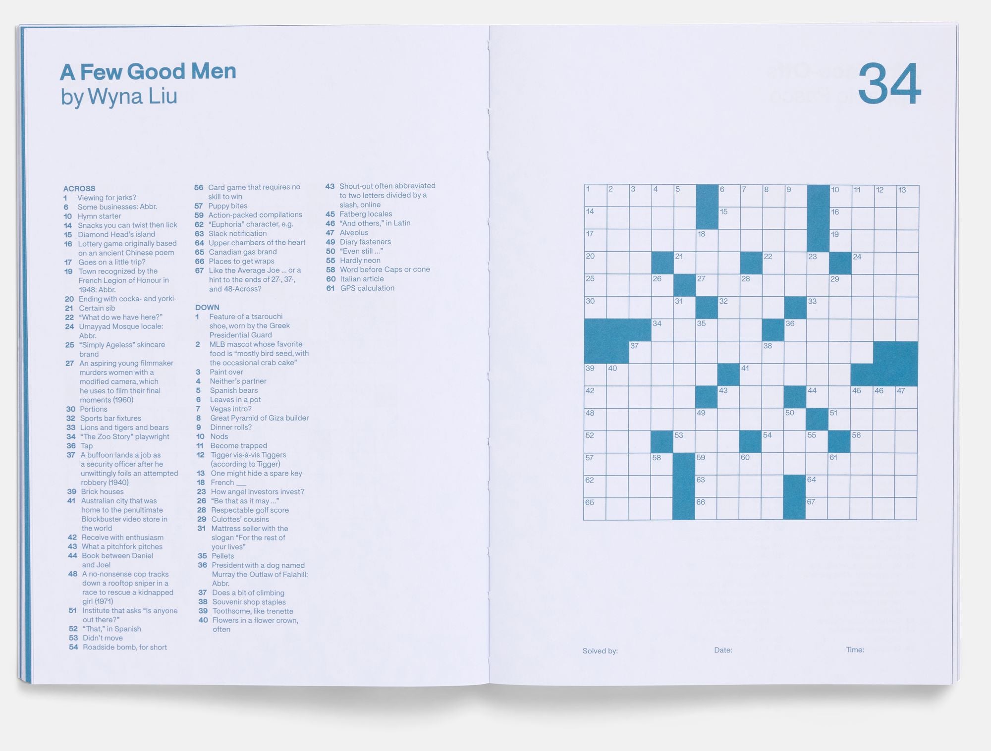 99 Movie Crosswords