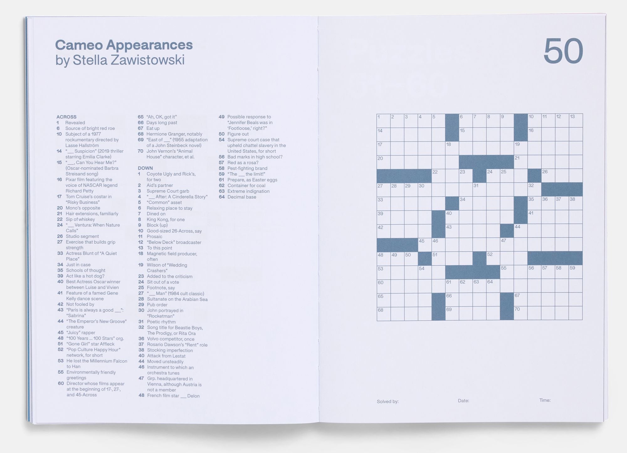 99 Movie Crosswords