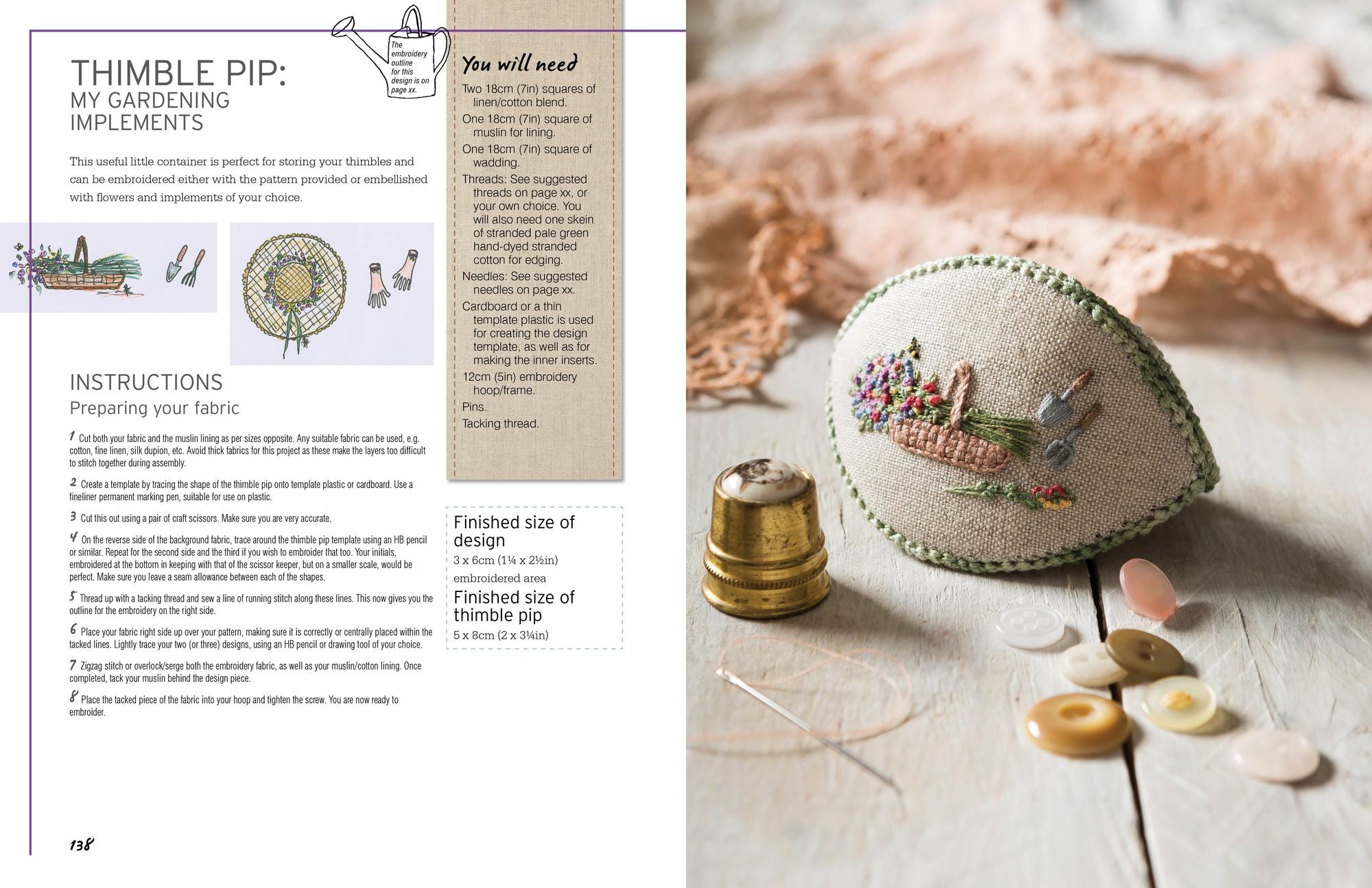 Embroidered Country Gardens: Create beautiful hand-stitched floral designs inspired by nature