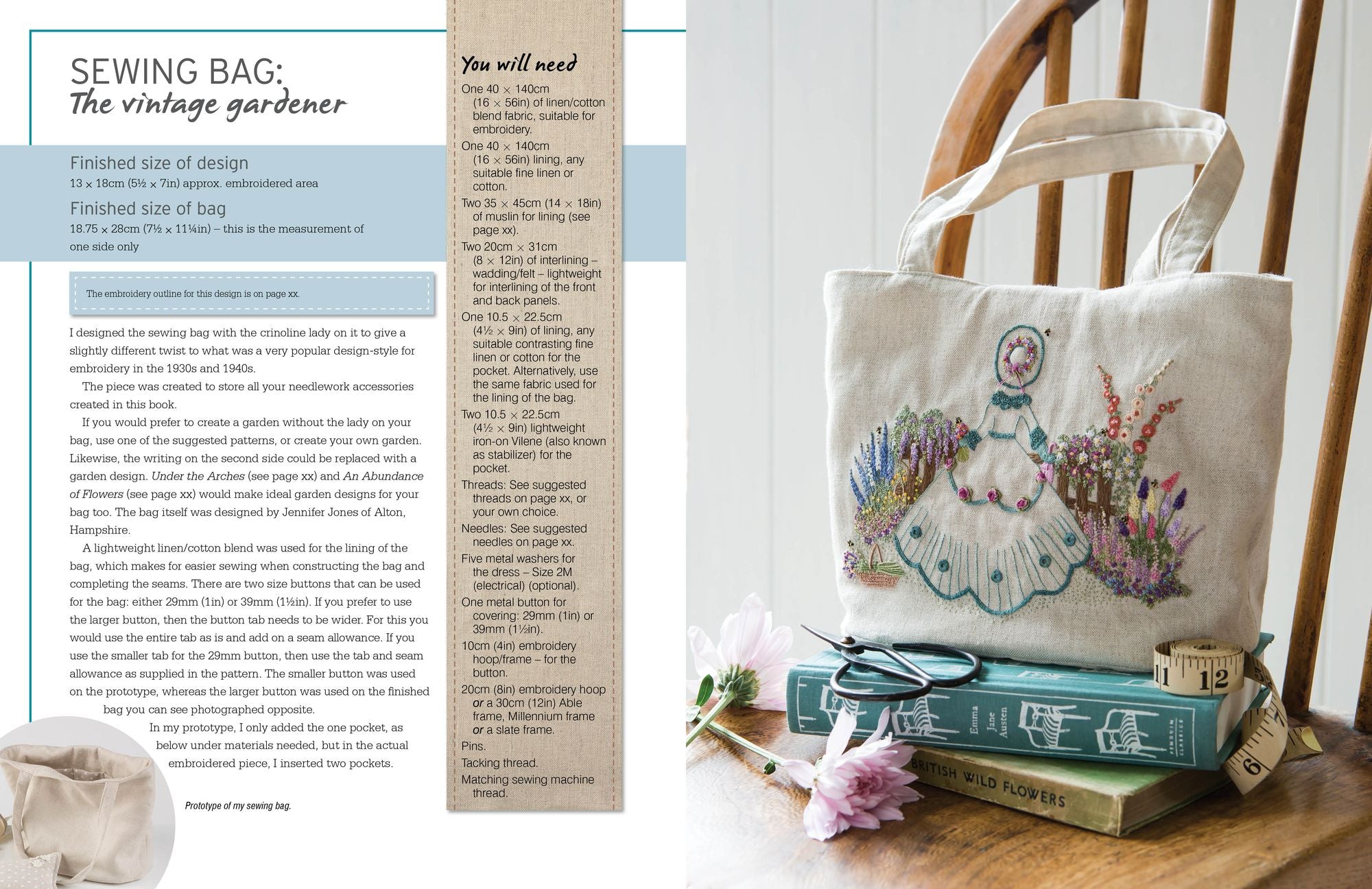 Embroidered Country Gardens: Create beautiful hand-stitched floral designs inspired by nature