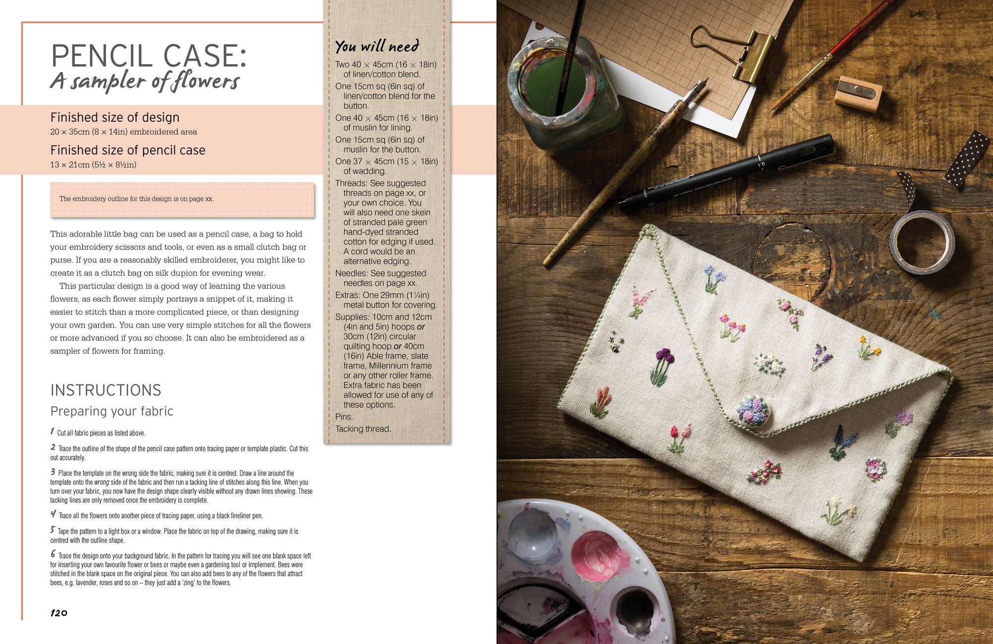 Embroidered Country Gardens: Create beautiful hand-stitched floral designs inspired by nature