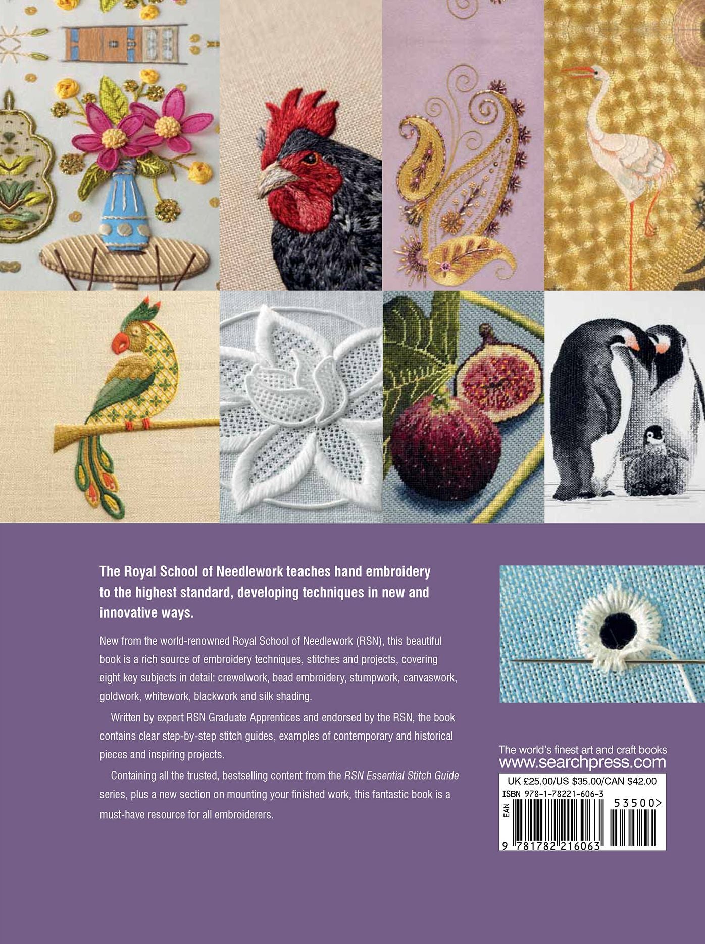 The Royal School of Needlework Book of Embroidery: A Guide To Essential Stitches, Techniques And Projects