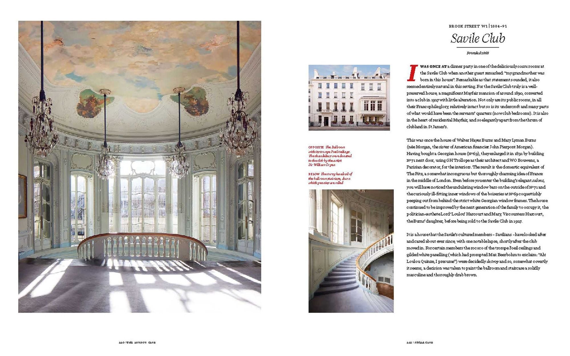 The London Club: Architecture, Interiors, Art