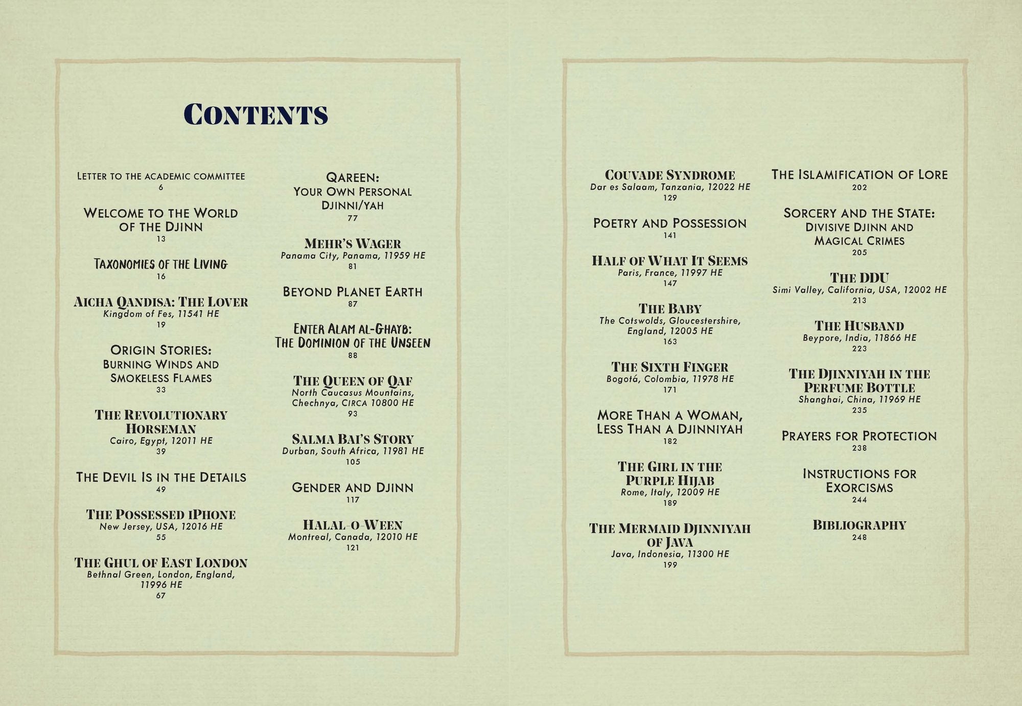 Djinnology: An Illuminated Compendium of Spirits and Stories from the Muslim World