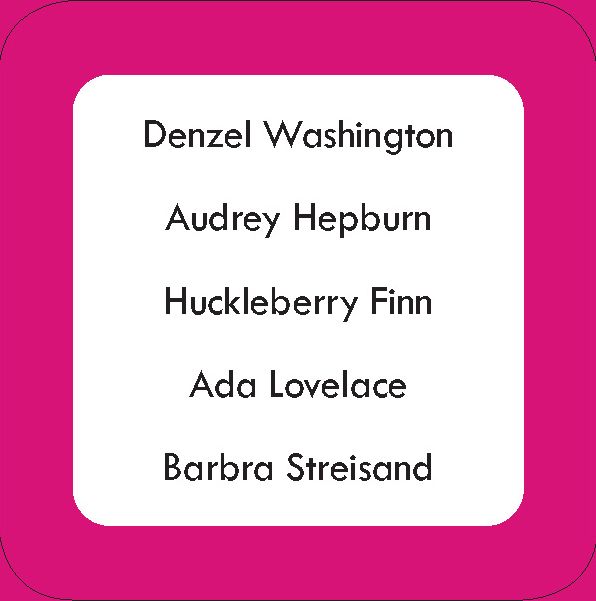 After Dinner Amusements: Guess That Name!: 50 Cards with 250 Famous Figures