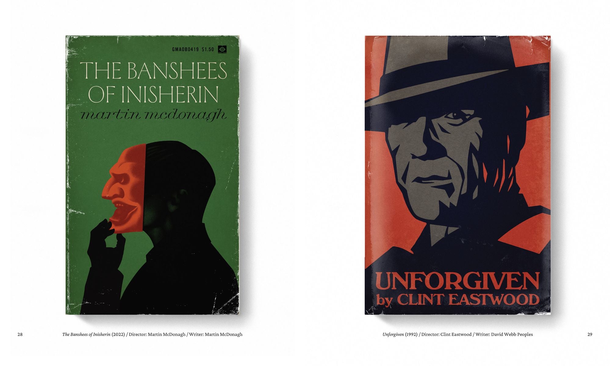 Good Movies as Old Books: Films Reimagined as Vintage Book Covers
