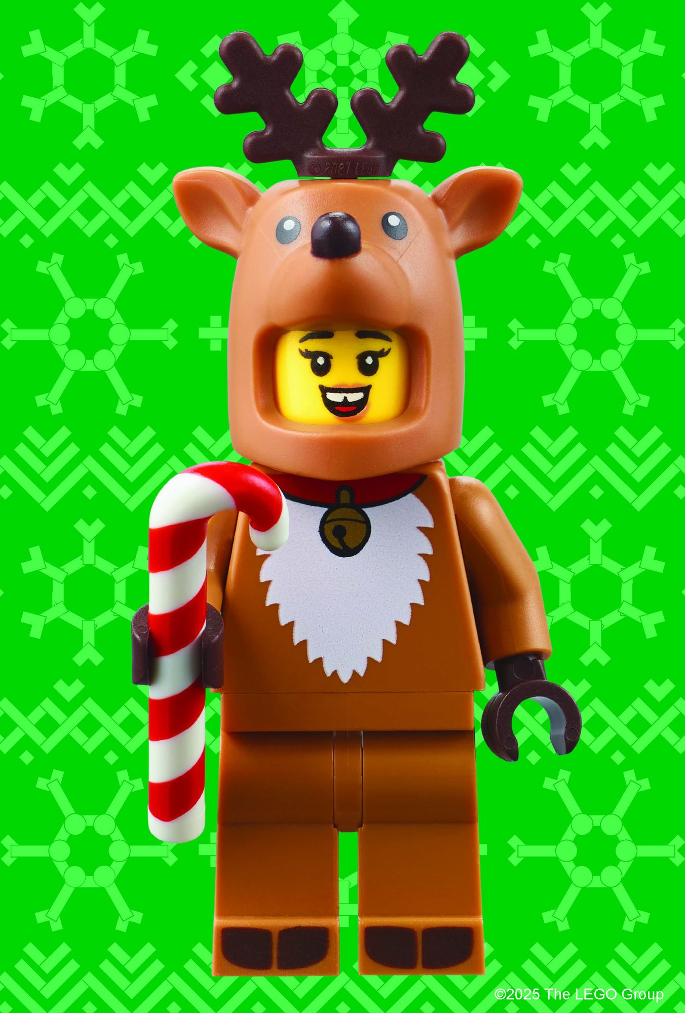 LEGO Mystery Minifigure Mini Puzzle (Christmas Edition Red): 126-Piece Puzzle