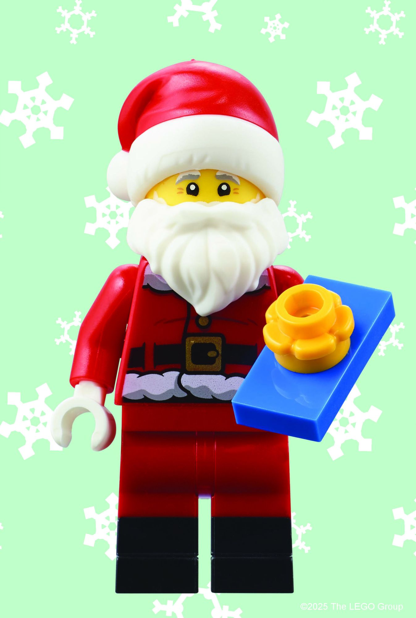 LEGO Mystery Minifigure Mini Puzzle (Christmas Edition Red): 126-Piece Puzzle