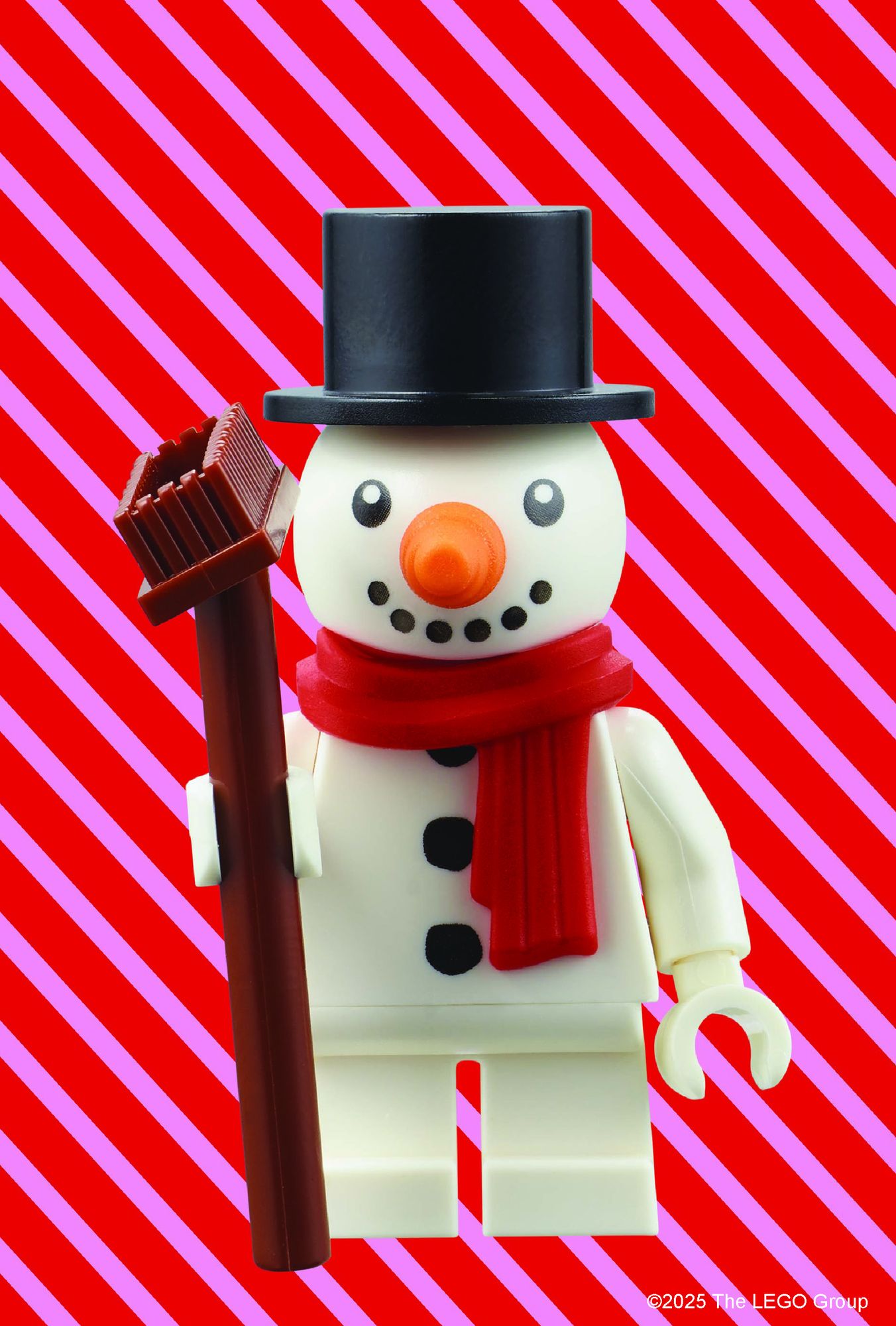 LEGO Mystery Minifigure Mini Puzzle (Christmas Edition Red): 126-Piece Puzzle