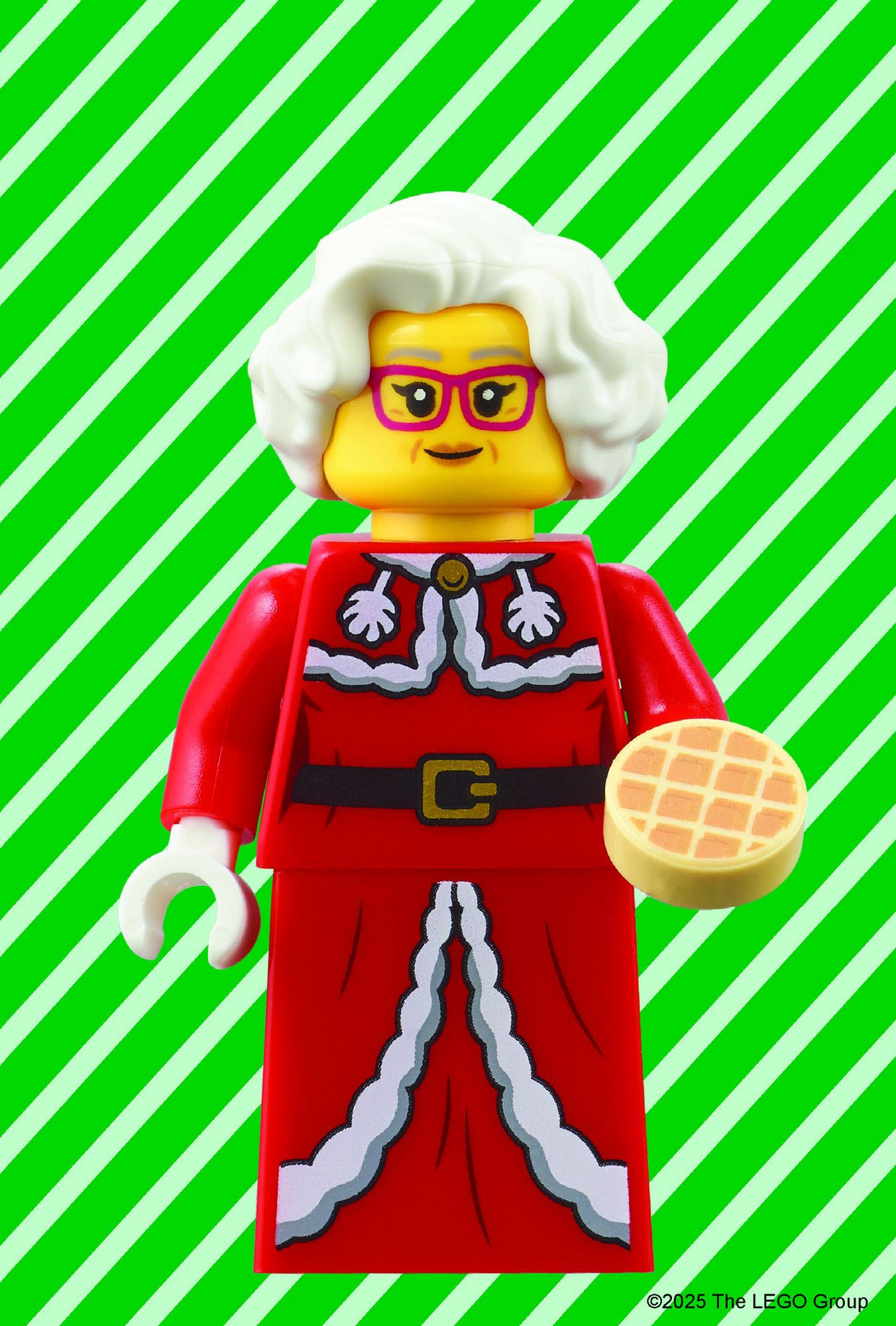 LEGO Mystery Minifigure Mini Puzzle (Christmas Edition Red): 126-Piece Puzzle
