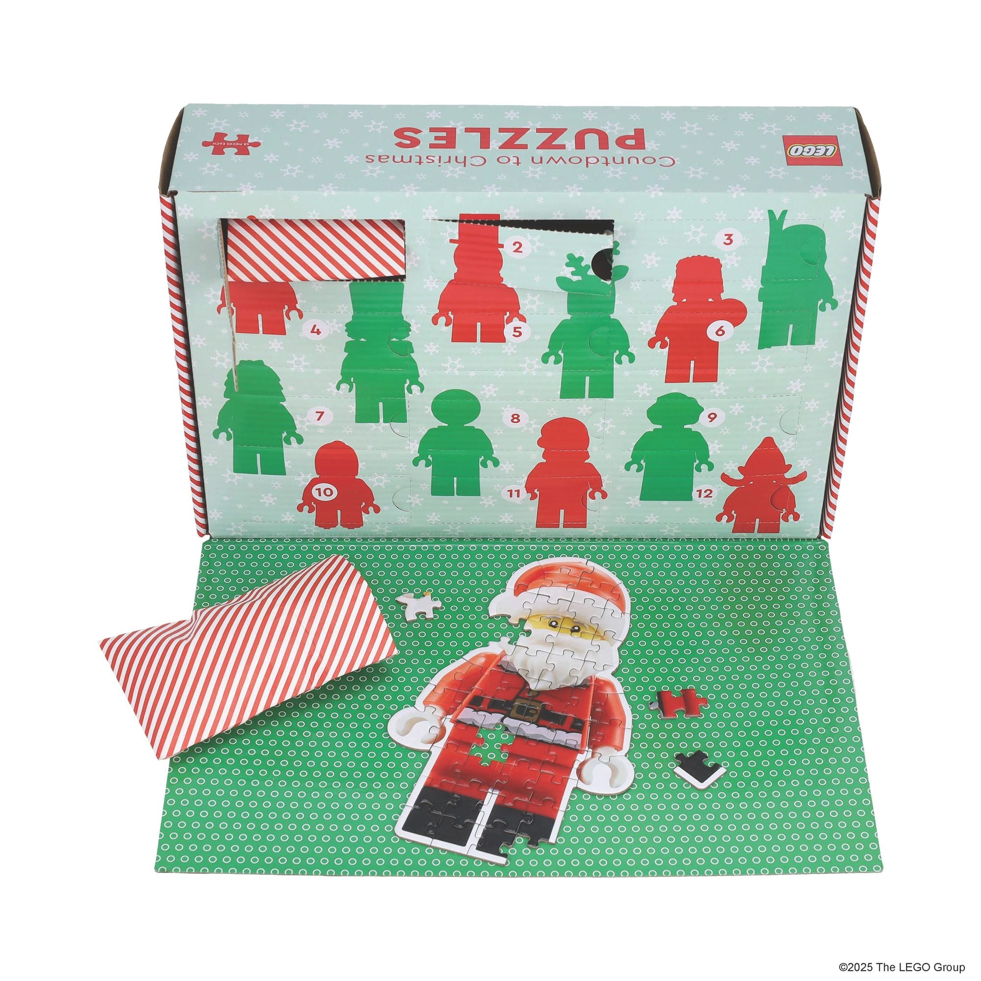 LEGO Countdown to Christmas Puzzles: 12 Days of Minifigure Advent Puzzles