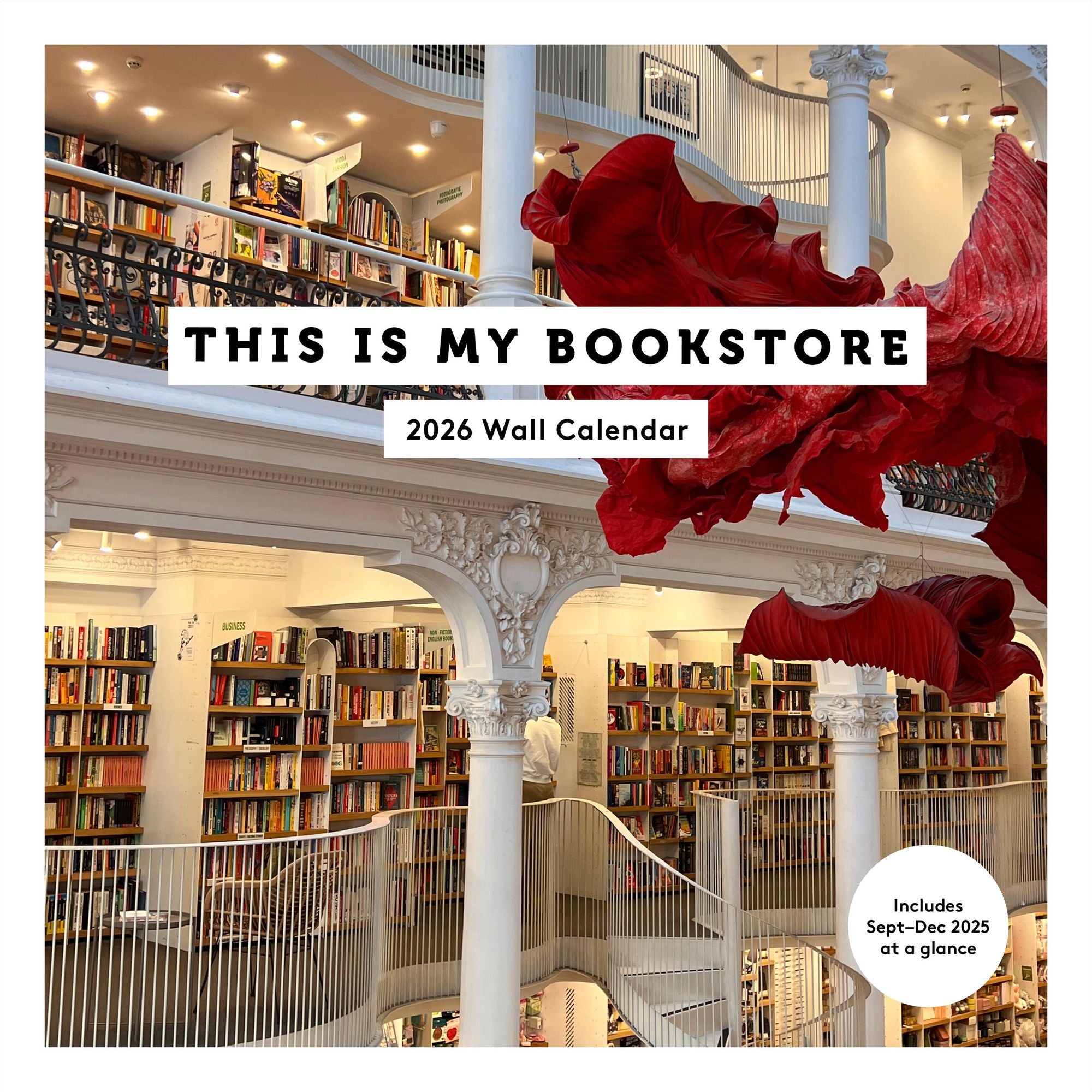 2026 This Is My Bookstore Wall Calendar
