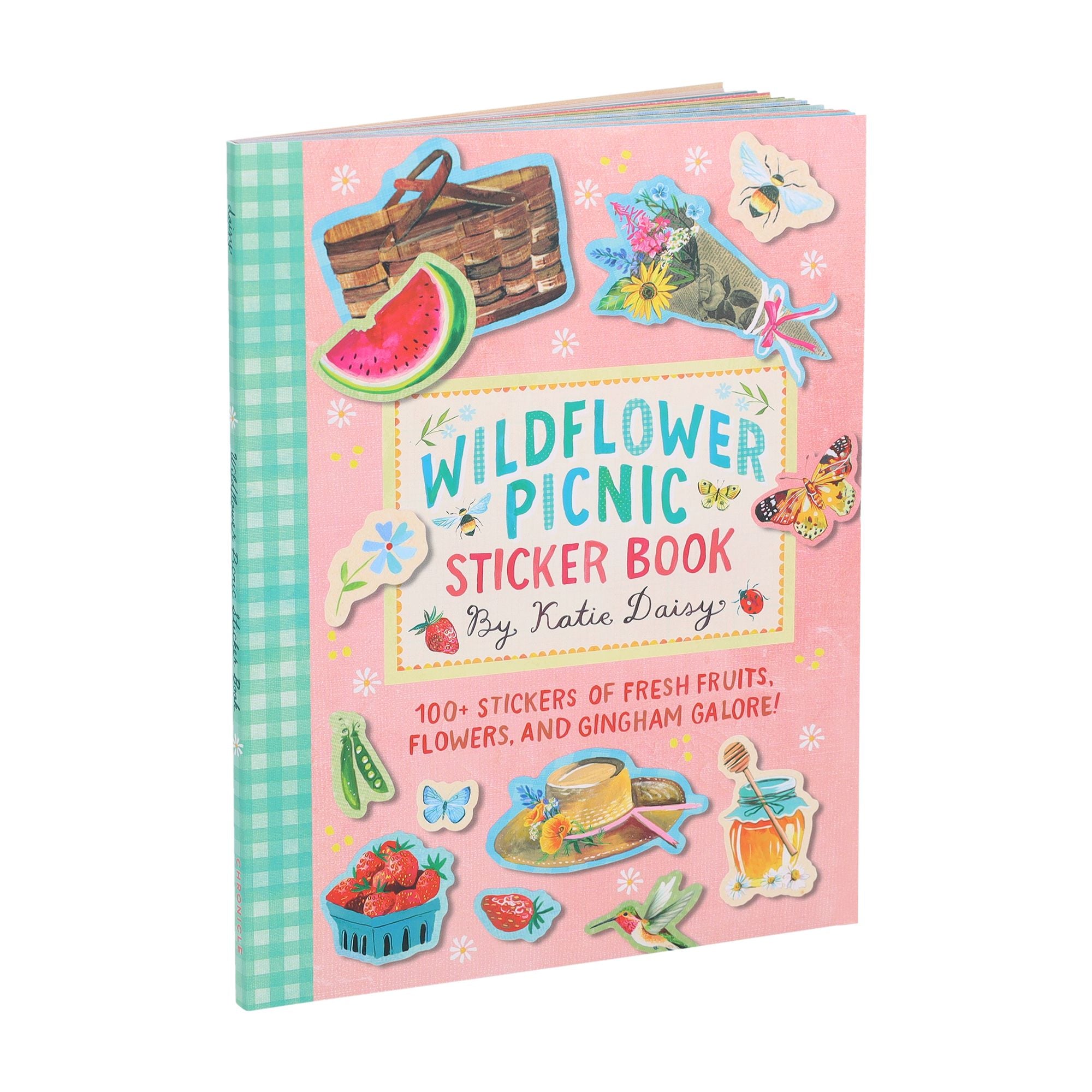 Wildflower Picnic Sticker Book: 100+ Stickers of Fresh Fruits, Flowers, and Gingham Galore!