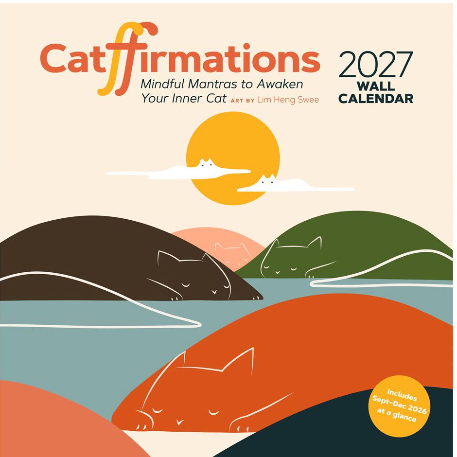2027 Catffirmations Wall Calendar