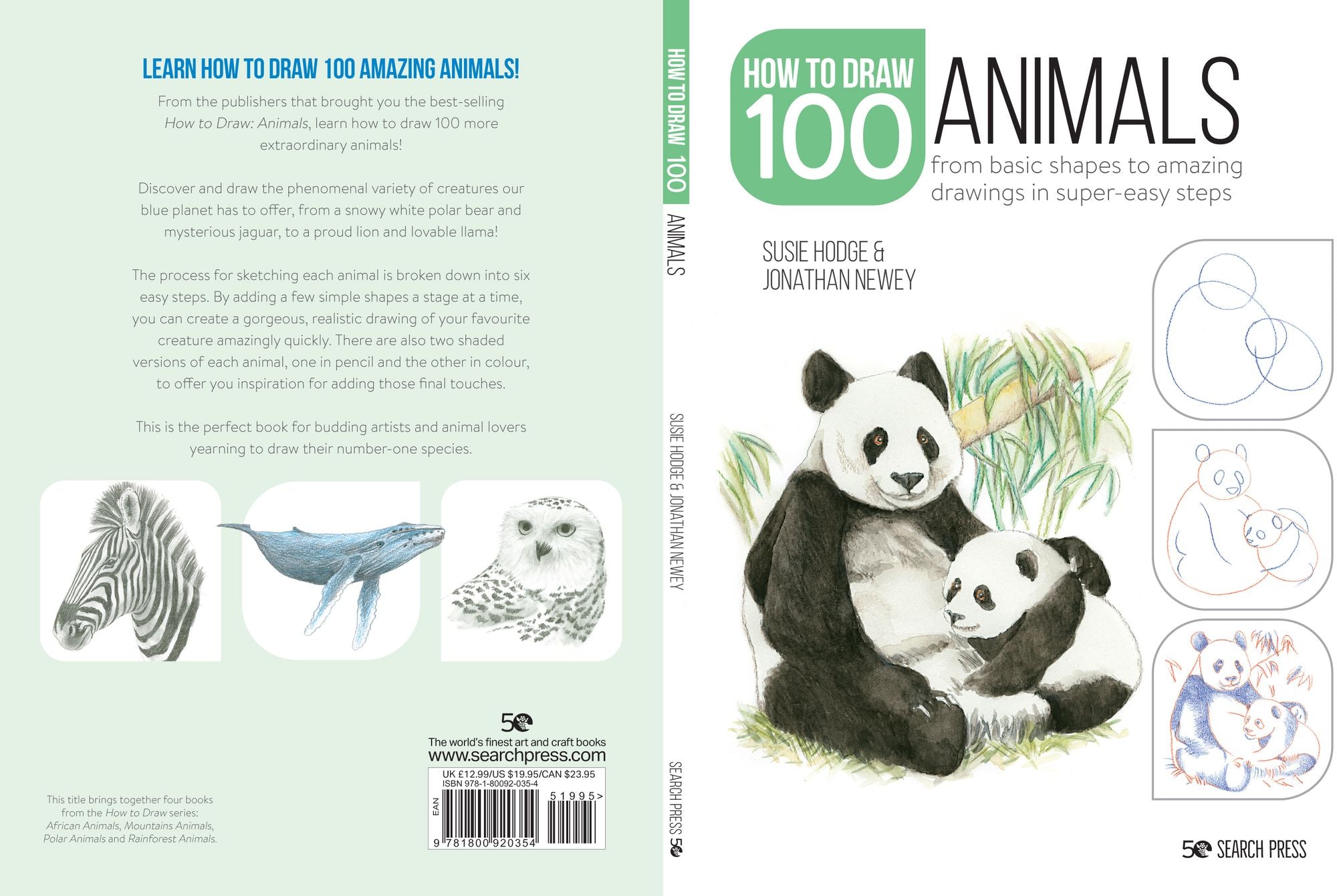 Draw 100: Animals: From basic shapes to amazing drawings in super-easy steps