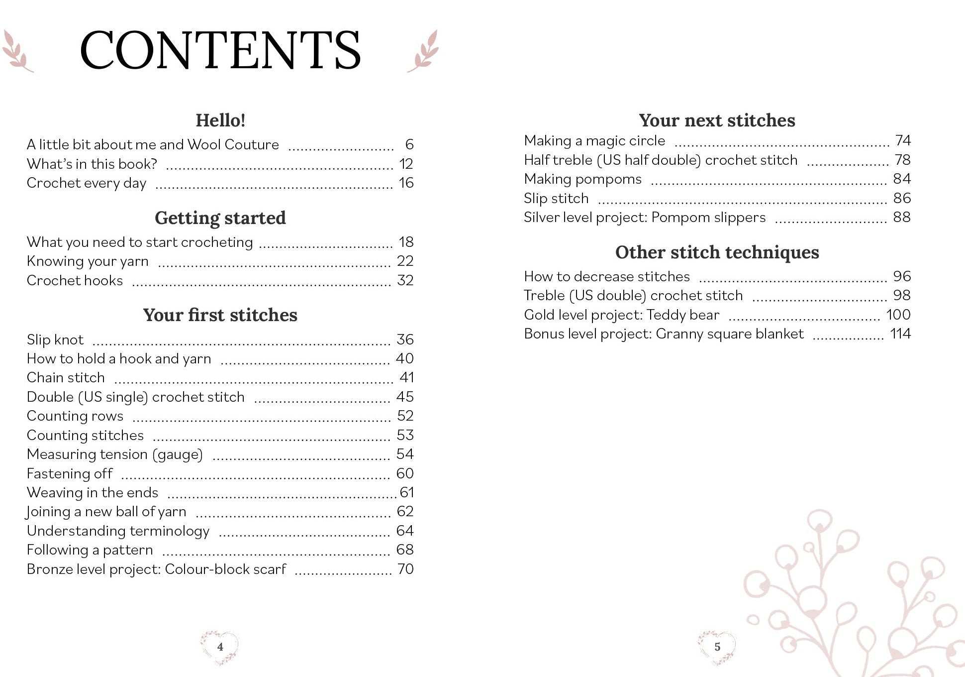 Pocket Book of Crochet: Mindful crafting for beginners