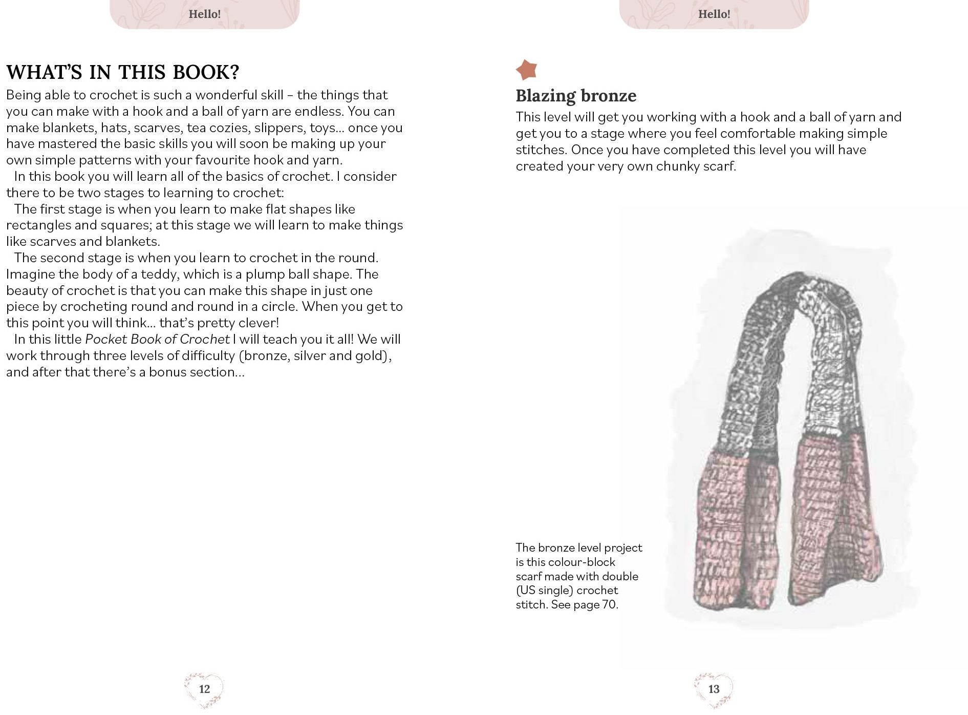 Pocket Book of Crochet: Mindful crafting for beginners