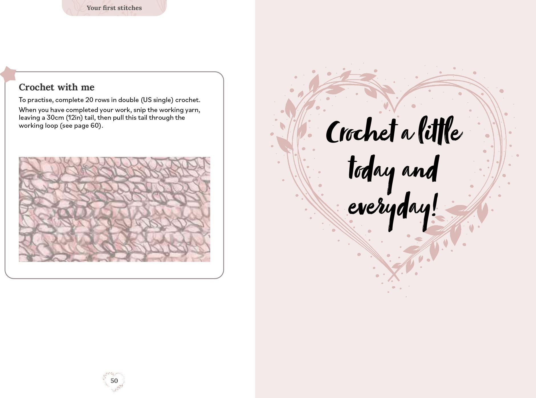 Pocket Book of Crochet: Mindful crafting for beginners