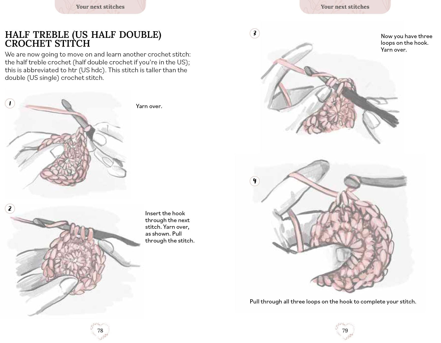 Pocket Book of Crochet: Mindful crafting for beginners