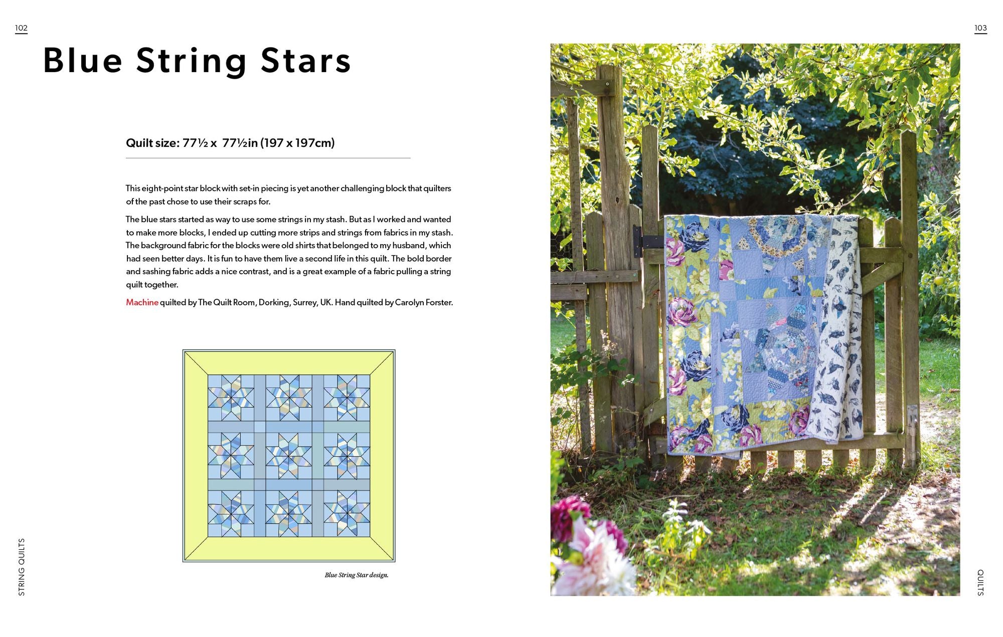 String Quilts: Sustainable patchwork projects using fabric scraps