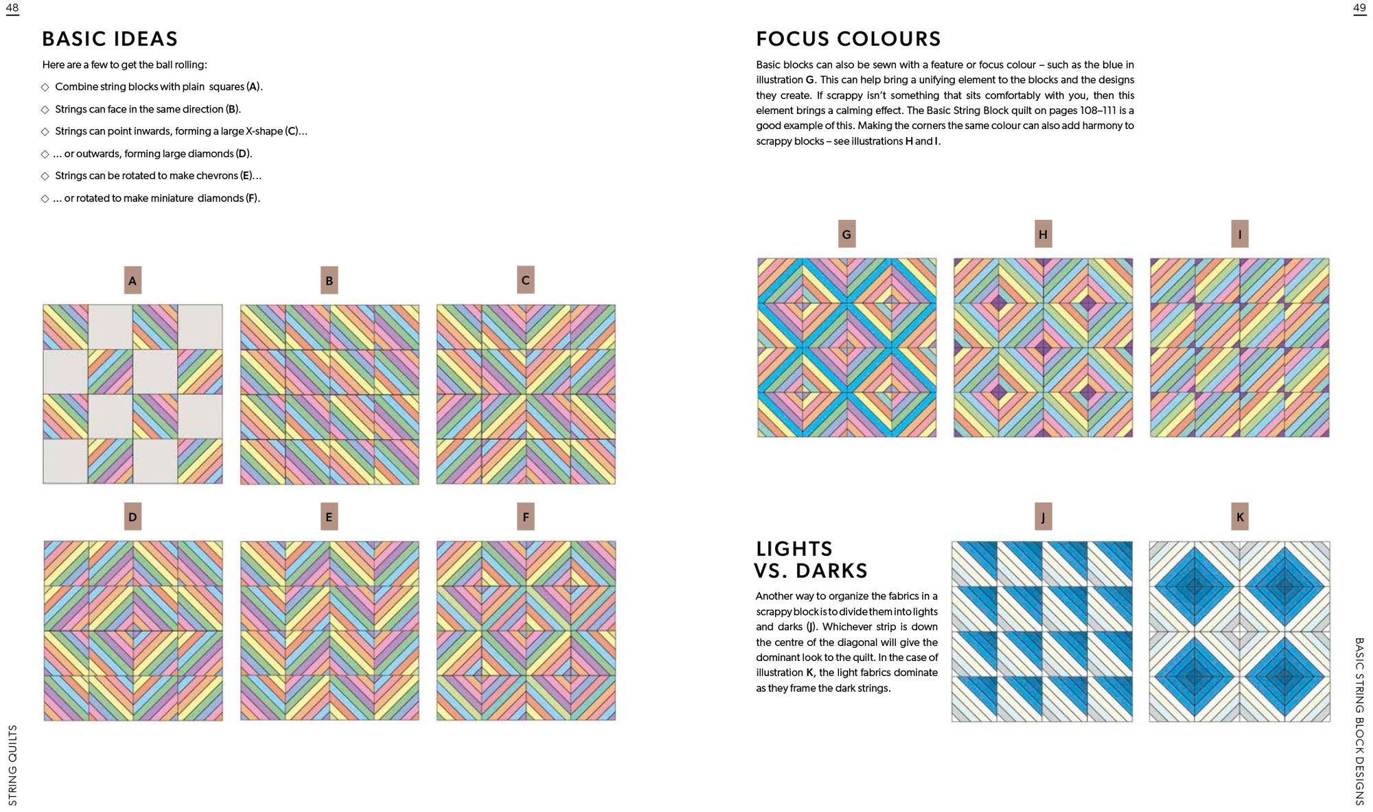 String Quilts: Sustainable patchwork projects using fabric scraps