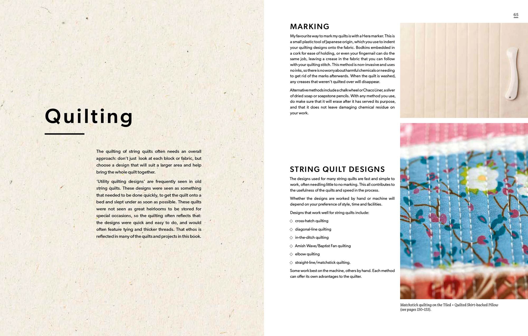String Quilts: Sustainable patchwork projects using fabric scraps